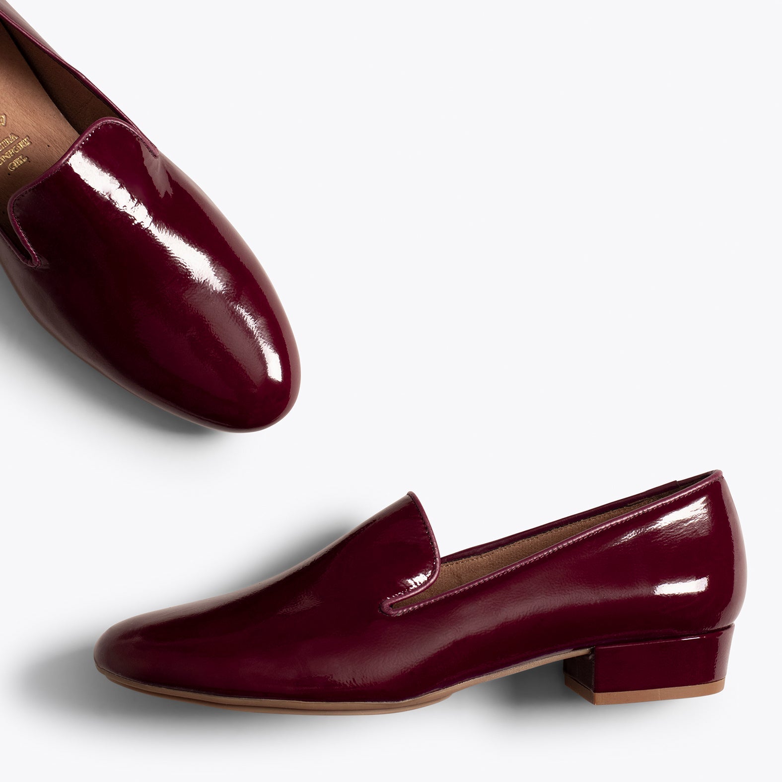 OPERA Loafer de mujer Burdeos de charol
