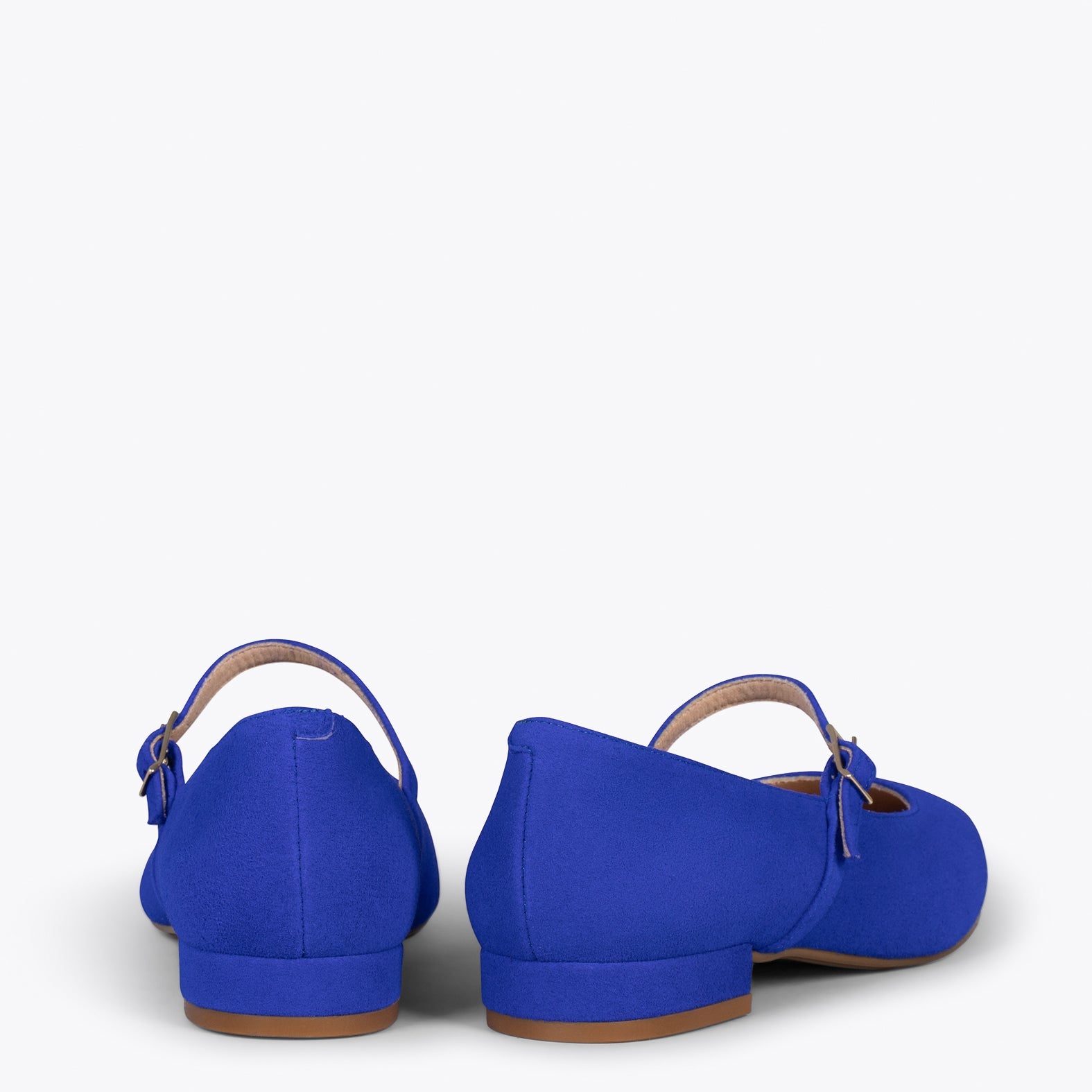 MERCEDITAS - Zapatos planos con hebilla AZUL ELÉCTRICO