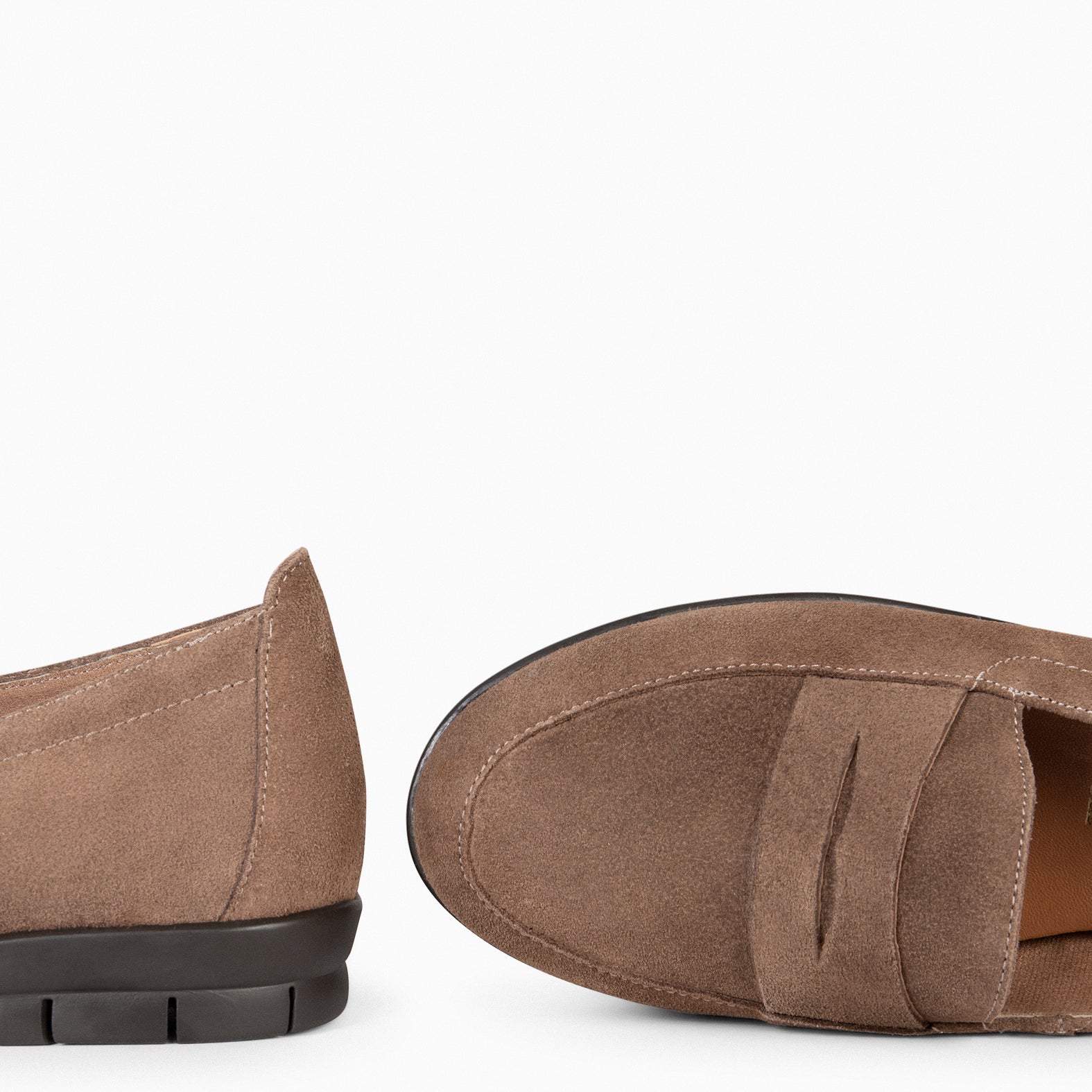 360 - Mocasines con antifaz TAUPE