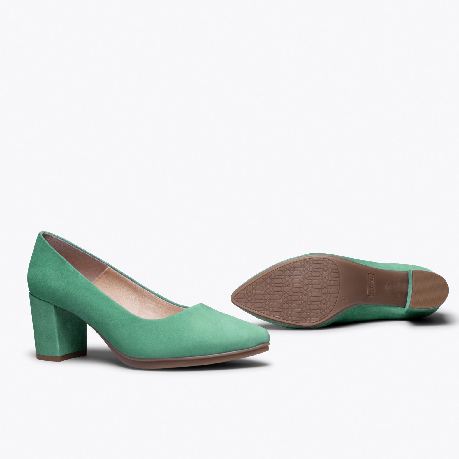 URBAN S - Zapato de tacón medio VERDE