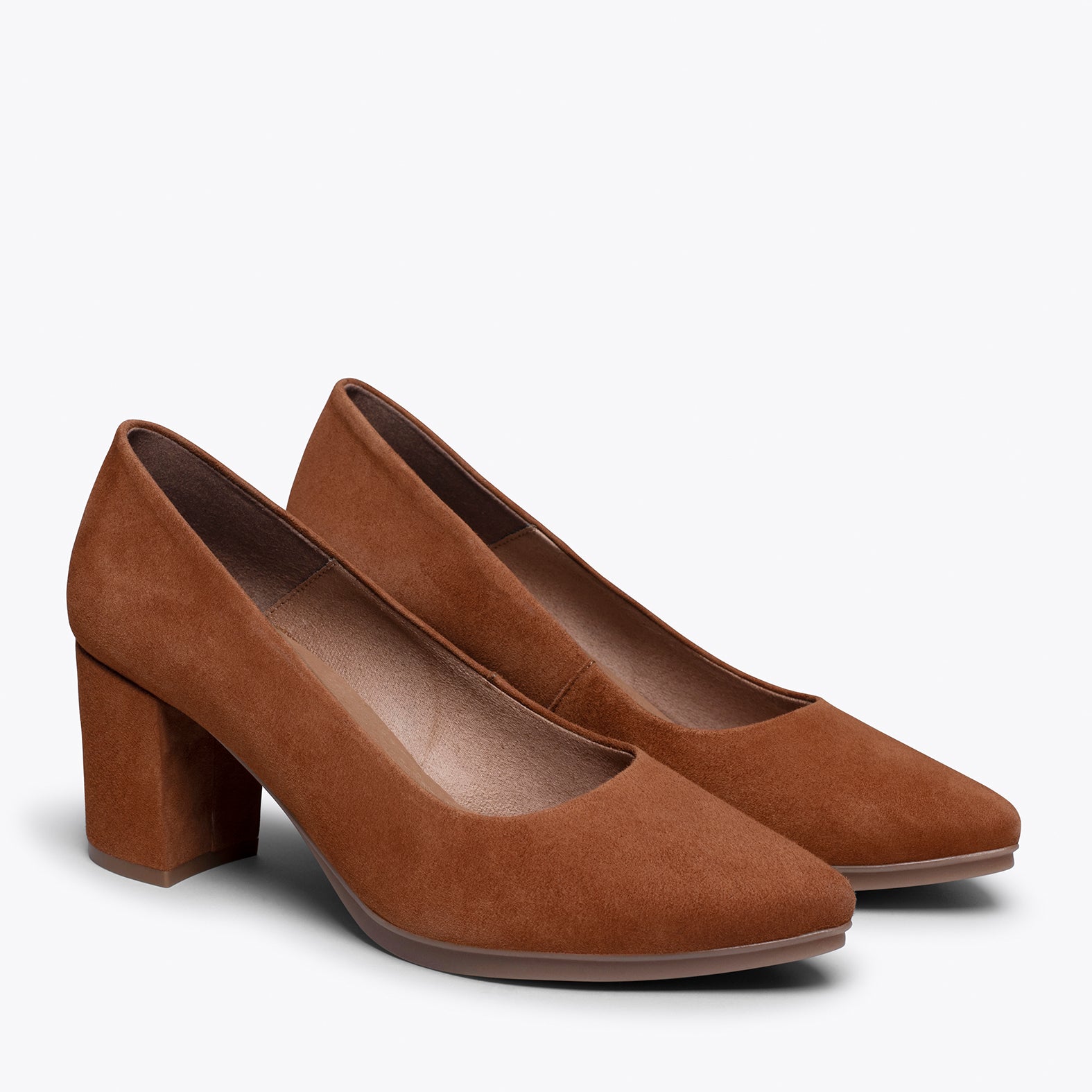 URBAN S - Zapato de tacón medio MARRÓN