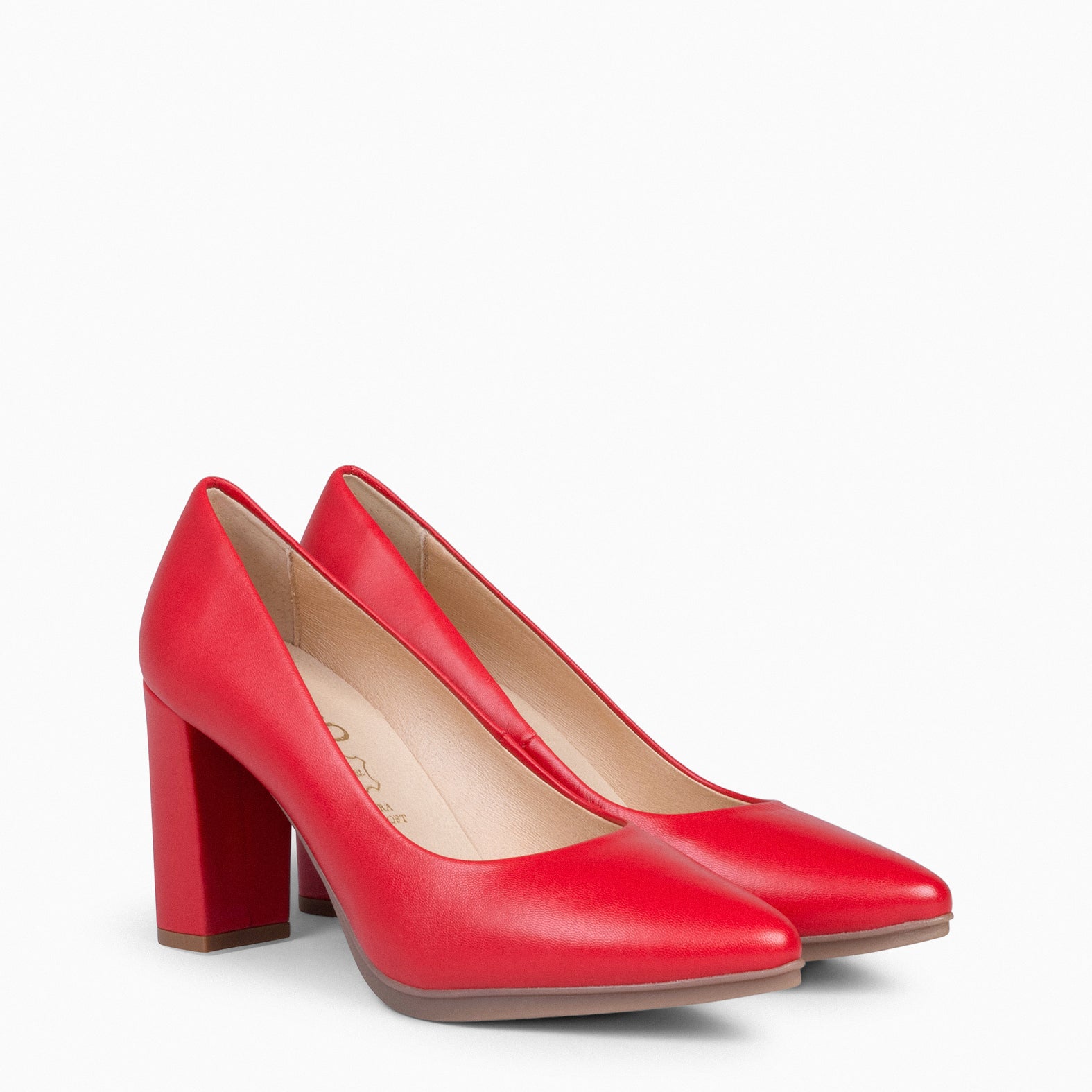 URBAN SALÓN - Zapatos de tacón alto de napa ROJO