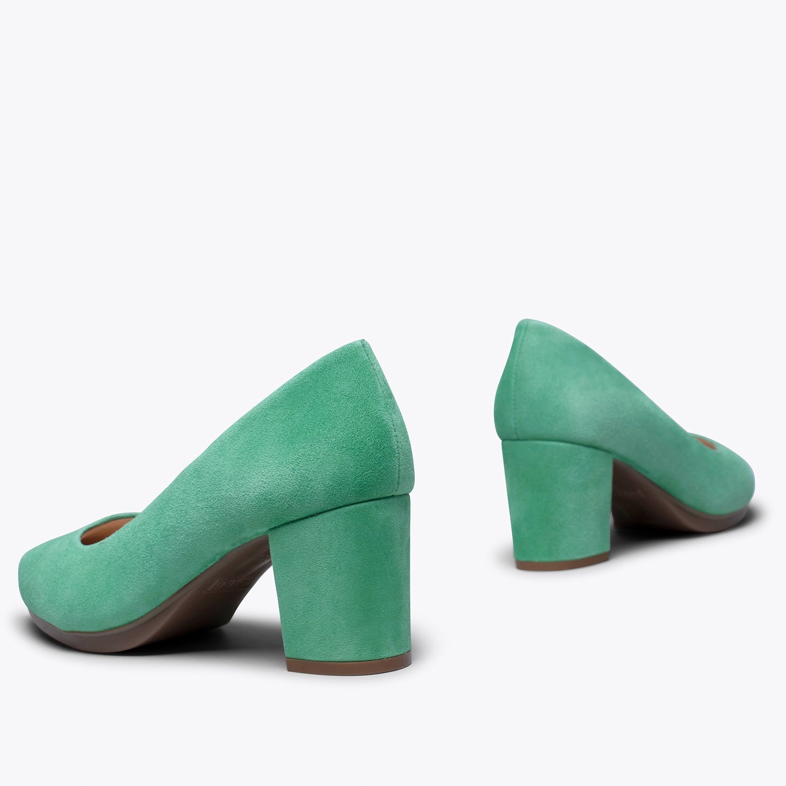 URBAN S - Zapato de tacón medio VERDE