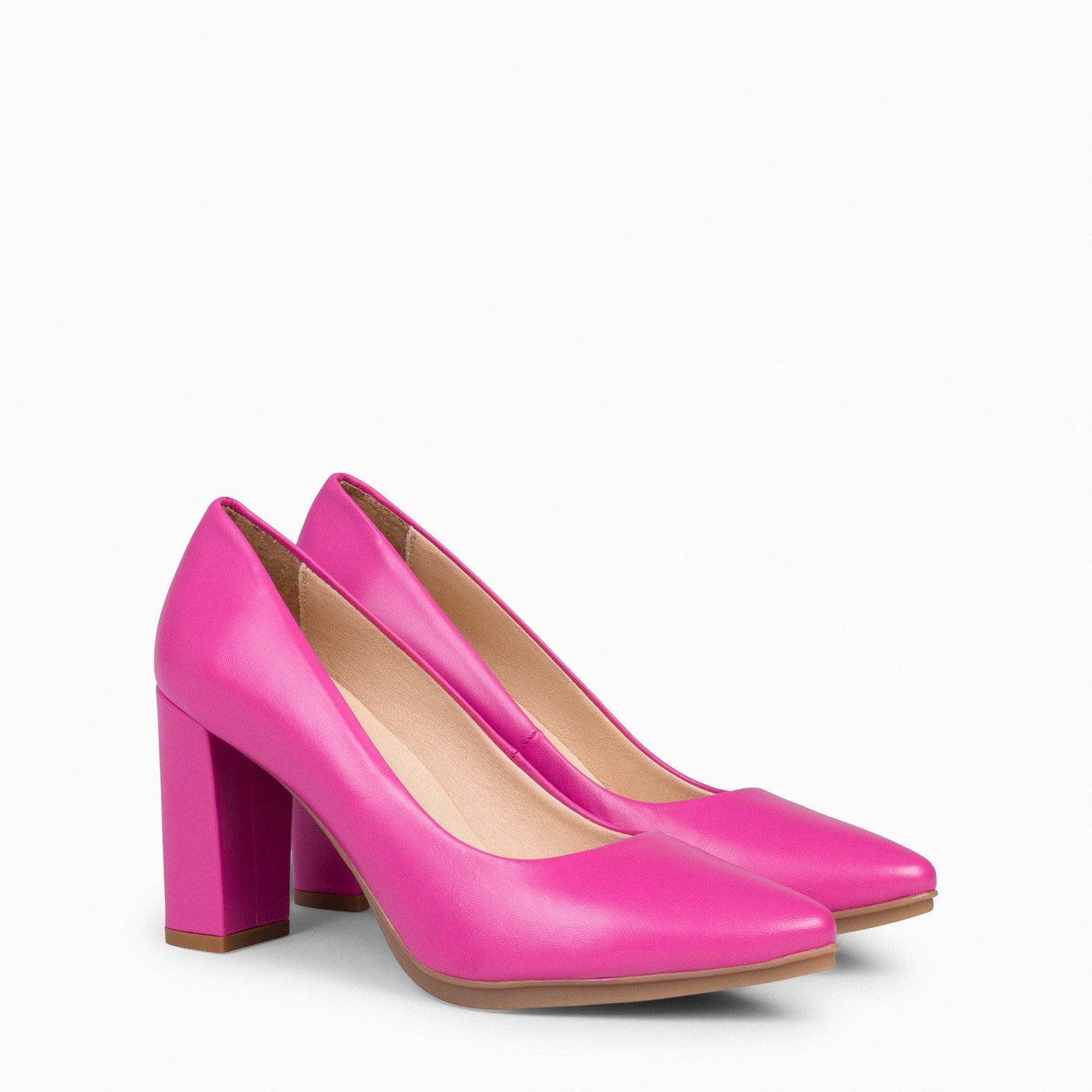 URBAN SALON - Zapatos de tacón alto en napa FUCSIA