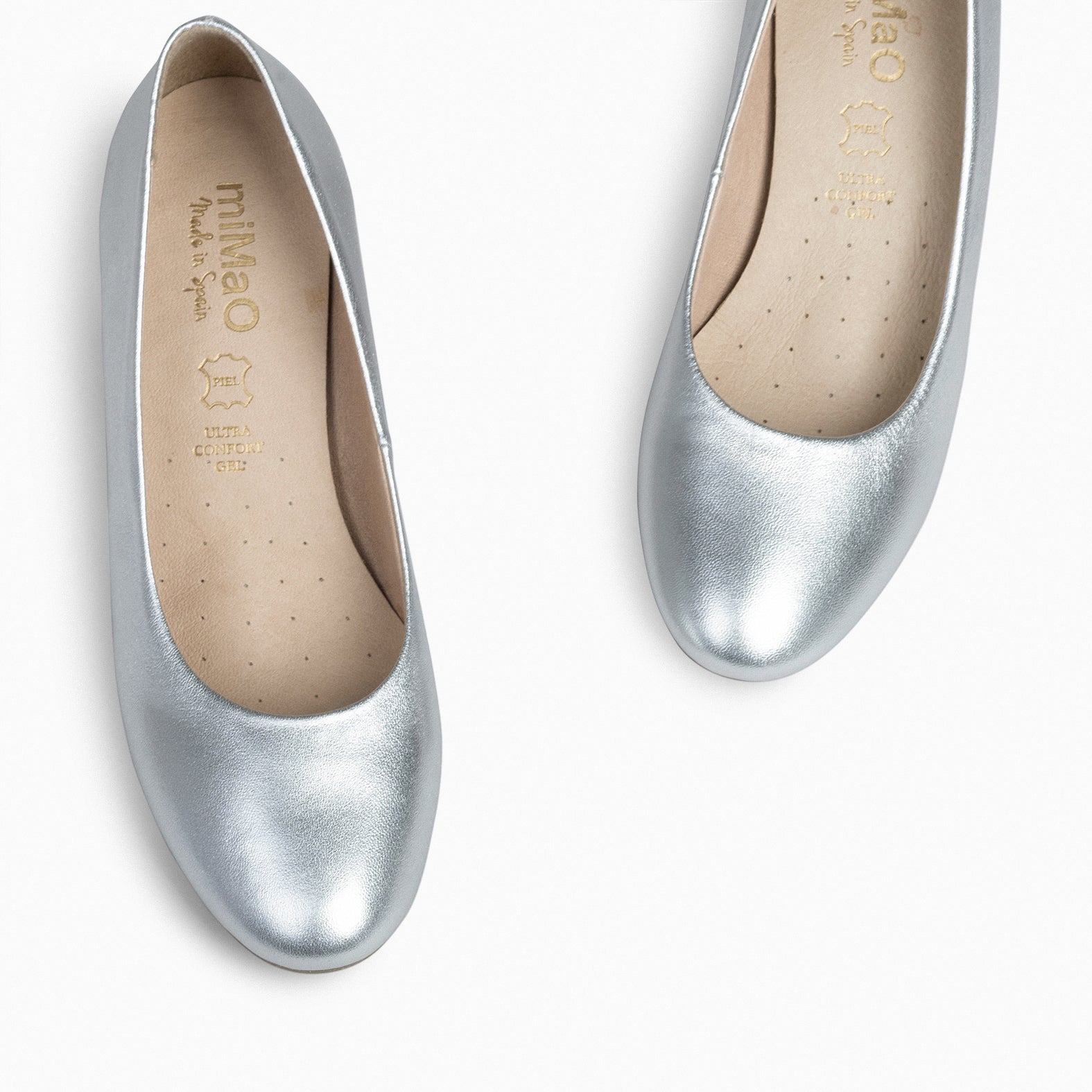 URBAN REDONDO SPLASH - Zapatos de tacón bajo PLATA