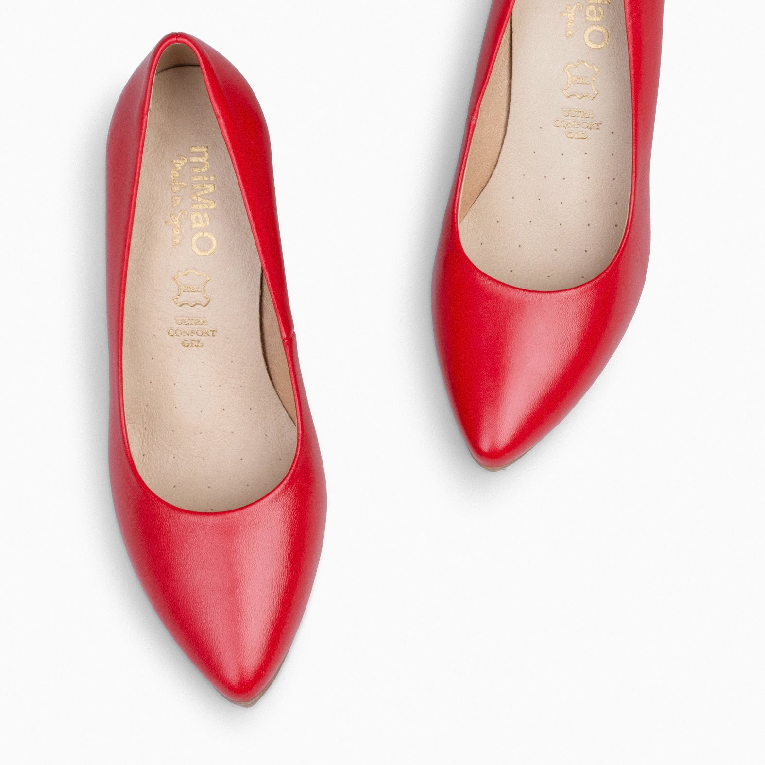 URBAN SALÓN - Zapatos de tacón alto de napa ROJO