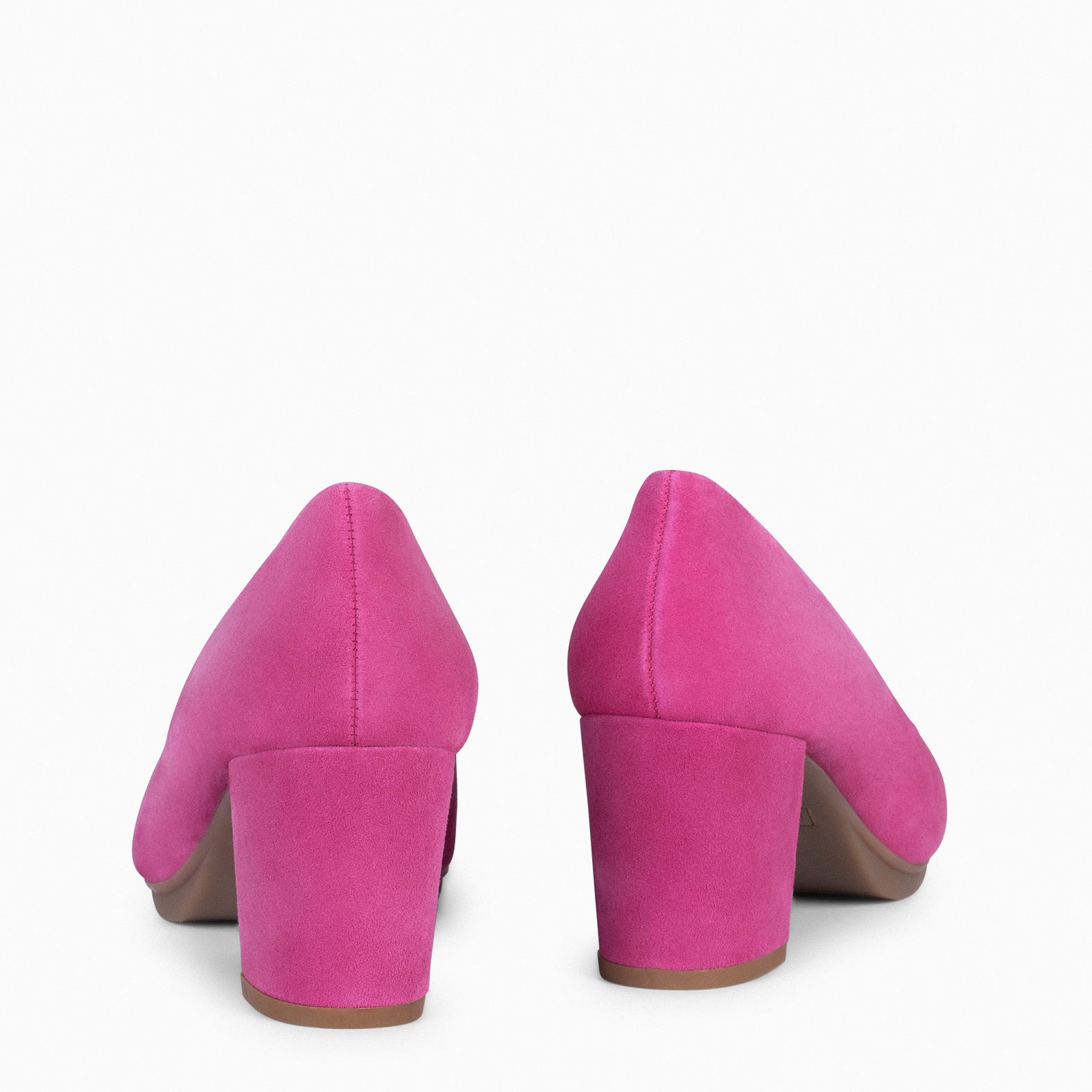 URBAN S - Zapato de tacón medio ante FUCSIA