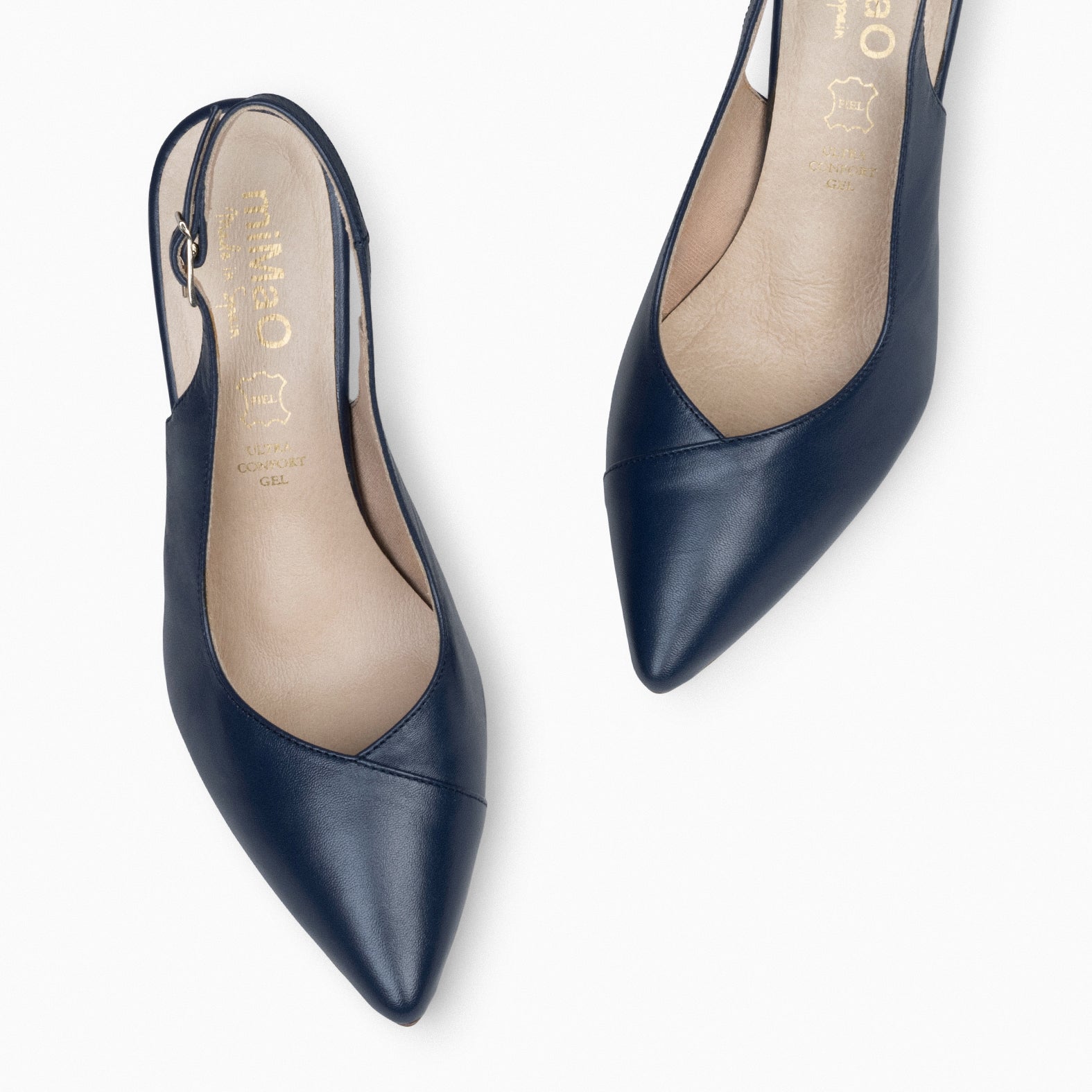 GLAM DESTALONADO - Zapatos de tacón destalonados de napa TINTA