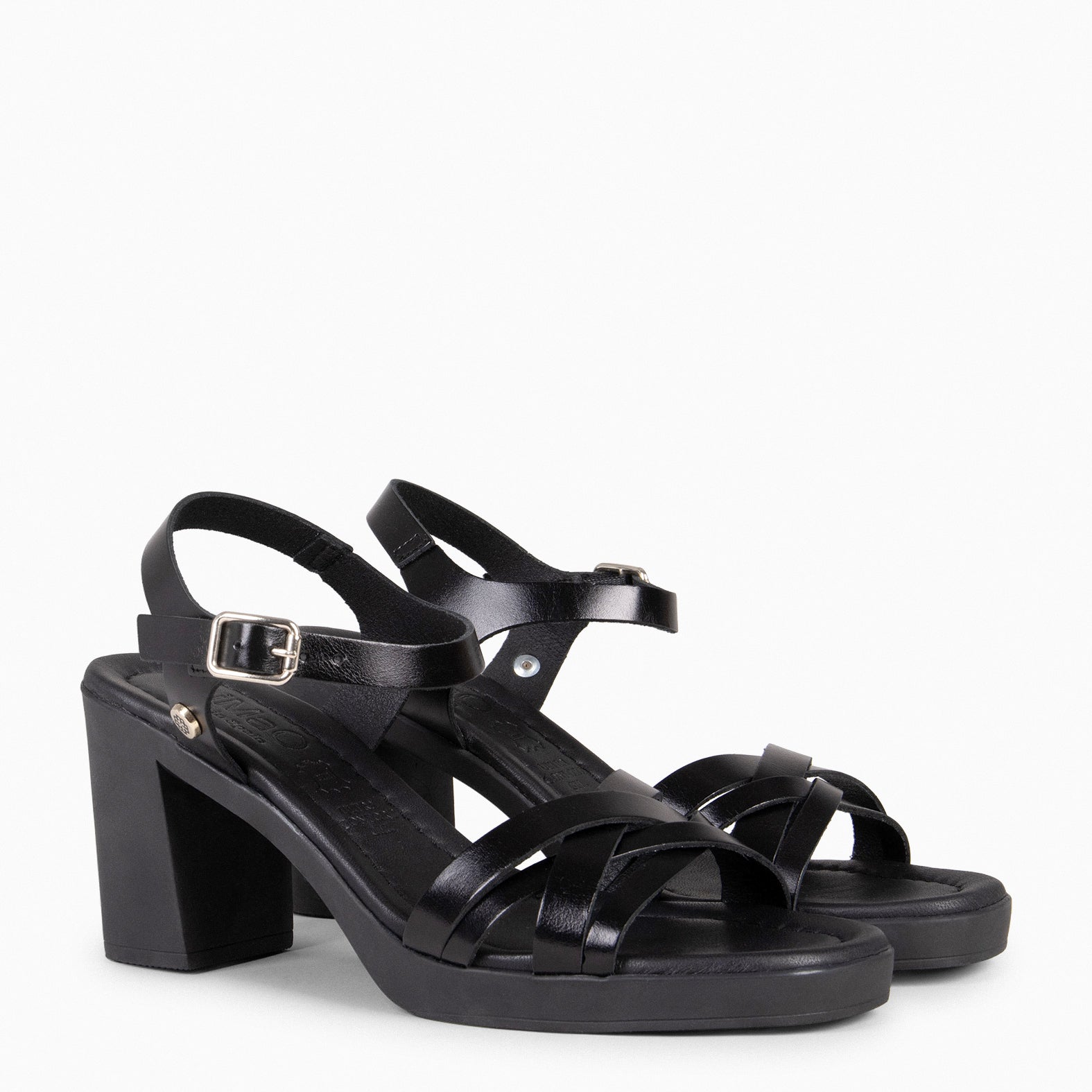 AROA - Sandalias tacón Alto NEGRO
