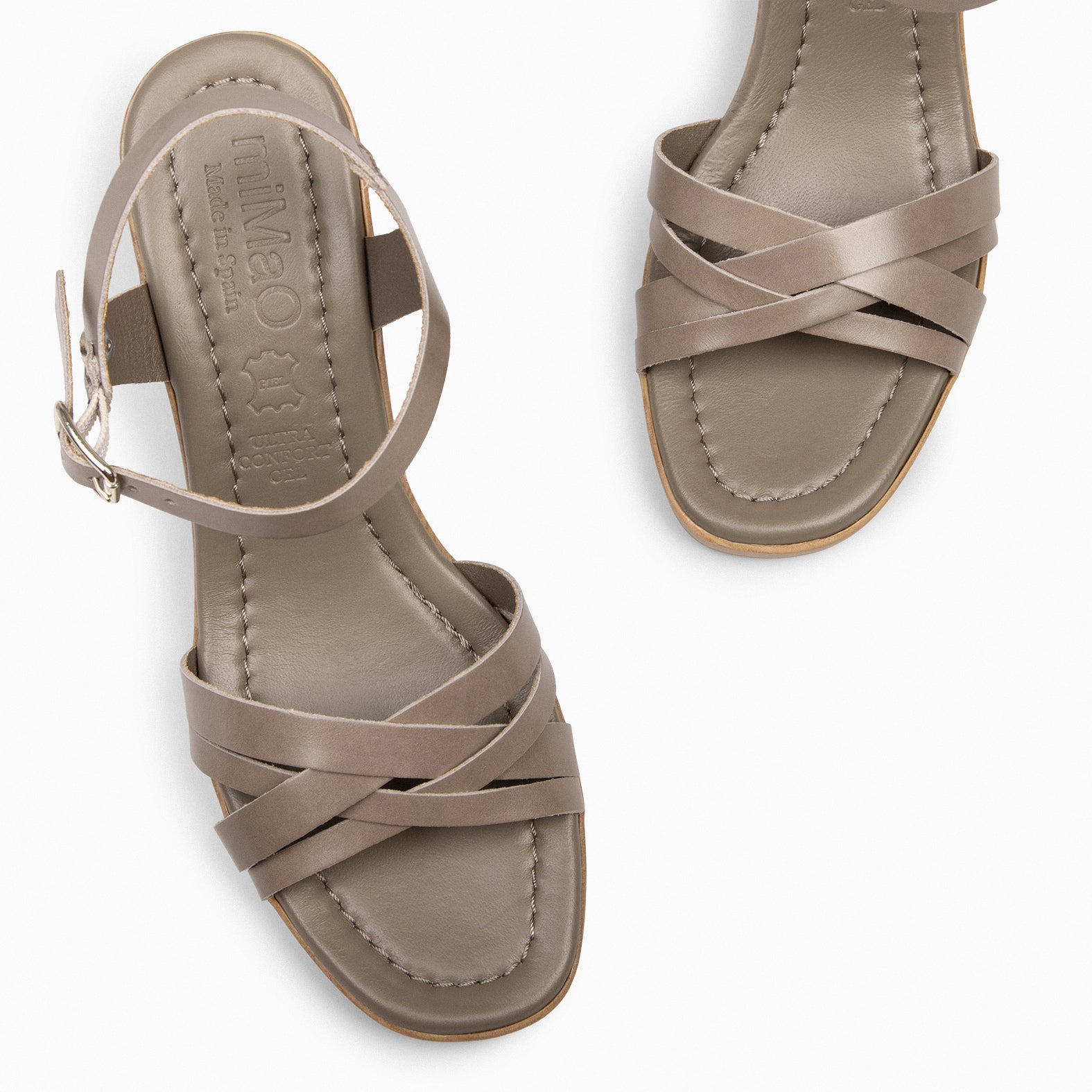AROA - Sandalias tacón Alto TAUPE