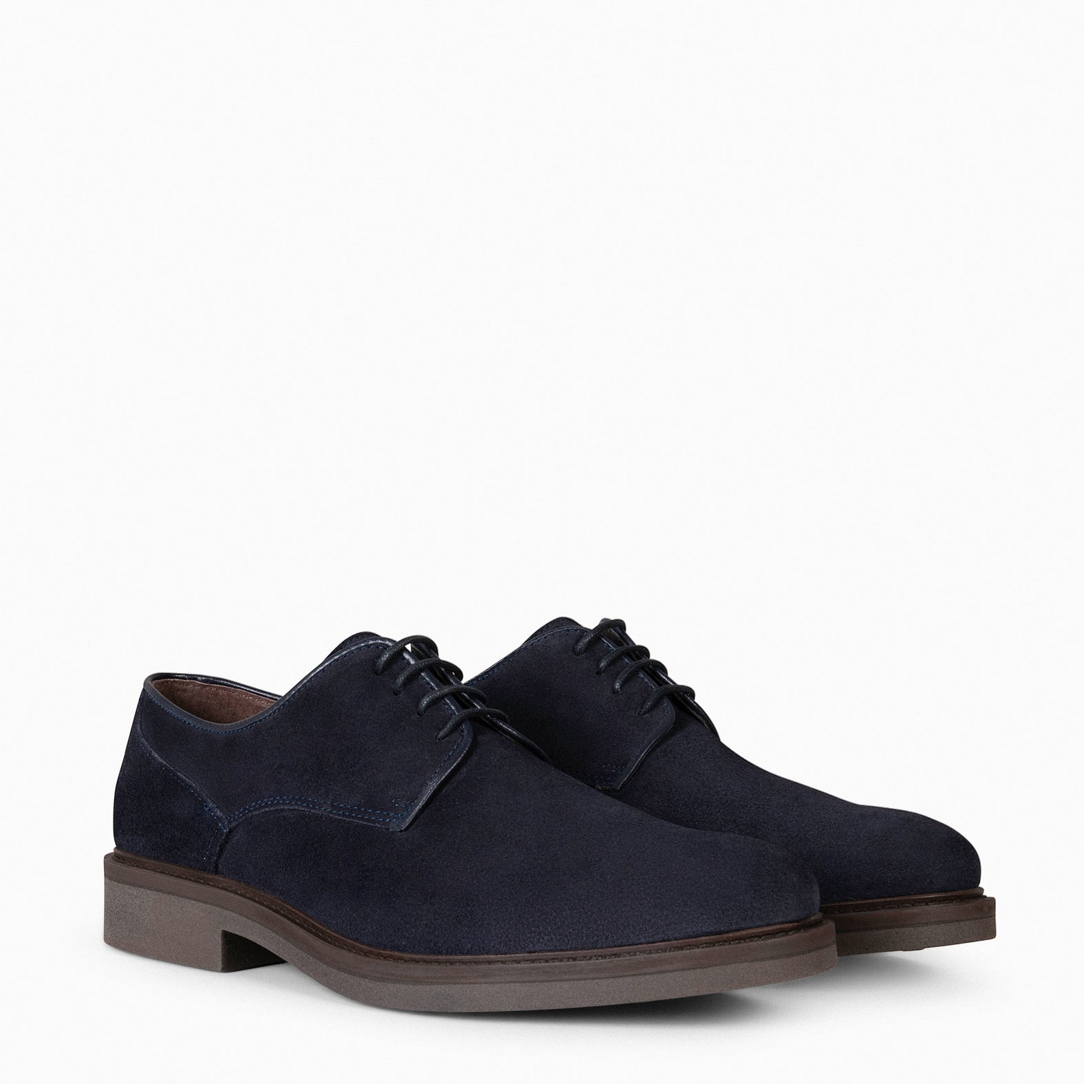ALONSO – Zapato de vestir de serraje MARINO