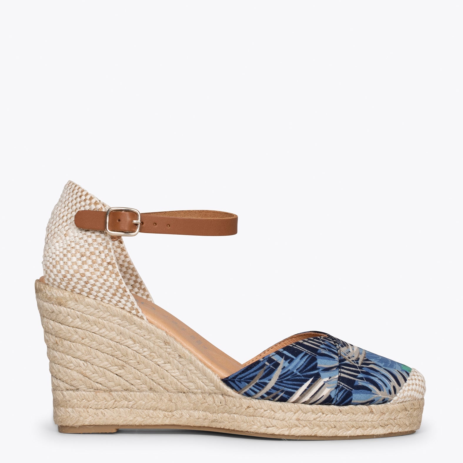 CONIL - Sandalias de esparto con estampado TROPICAL
