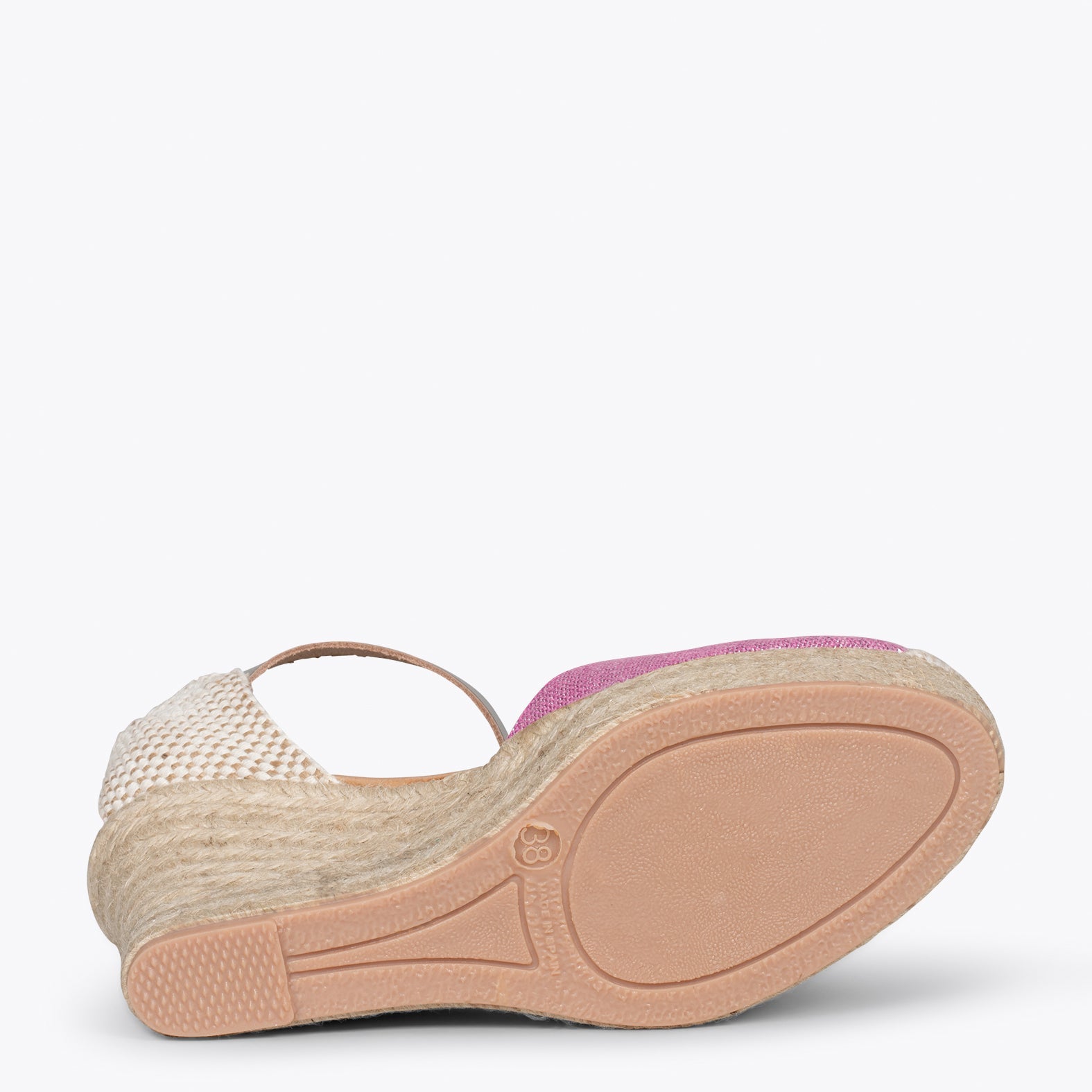 CONIL – Cuñas de esparto FUCSIA de lino