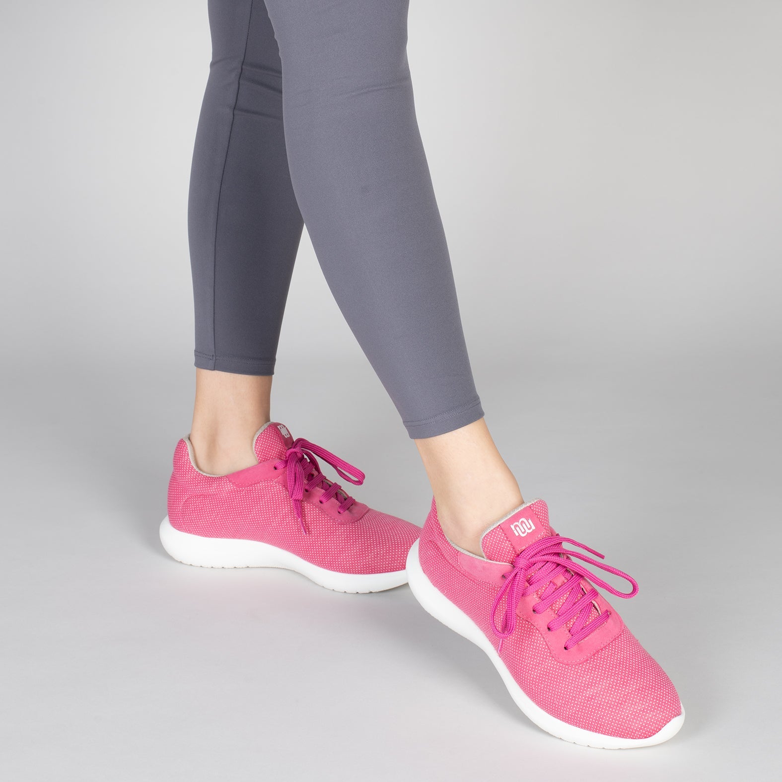 YOGA – Zapatillas deportivas de lana merino FUCSIA