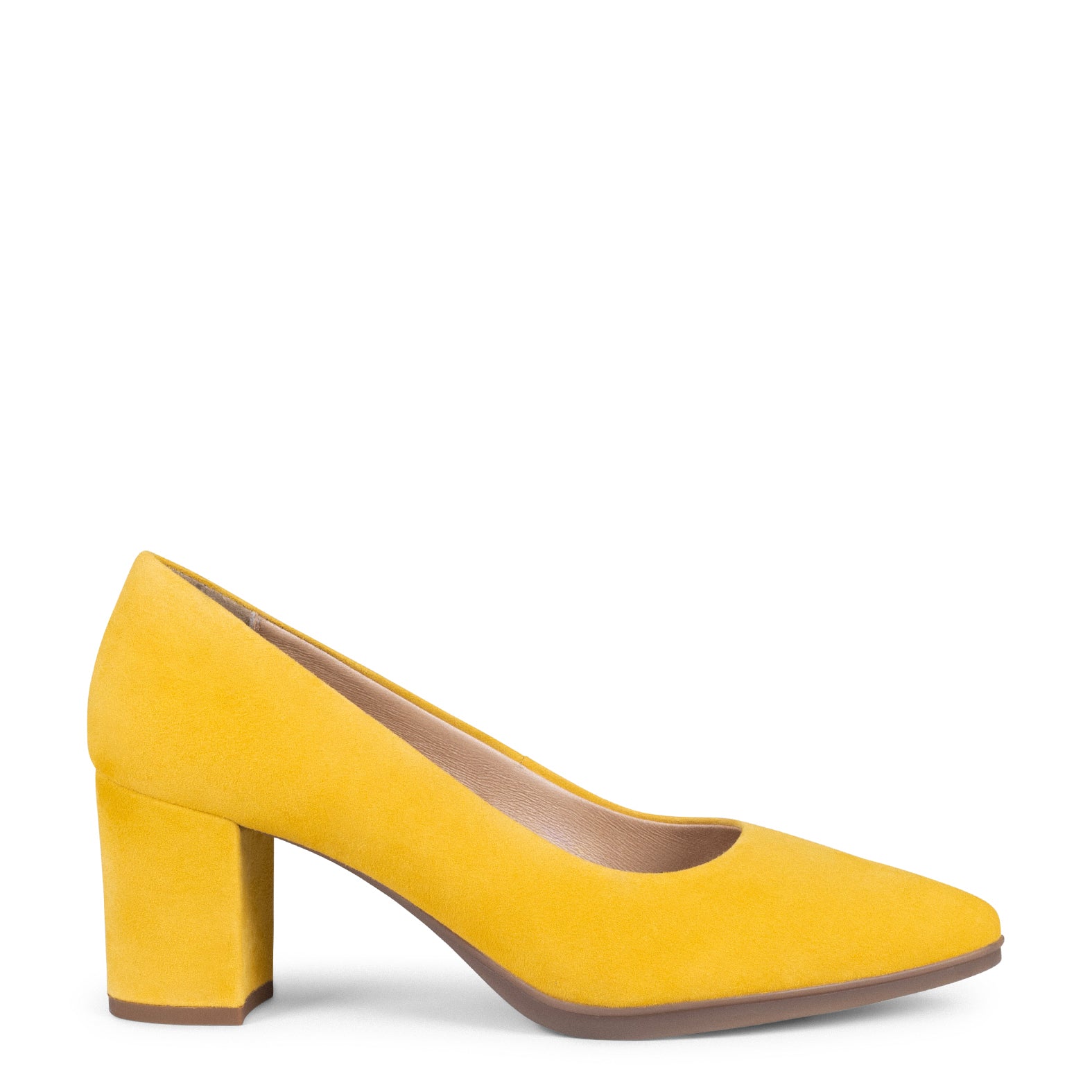 URBAN S - Zapatos de tacón medio ante AMARILLO
