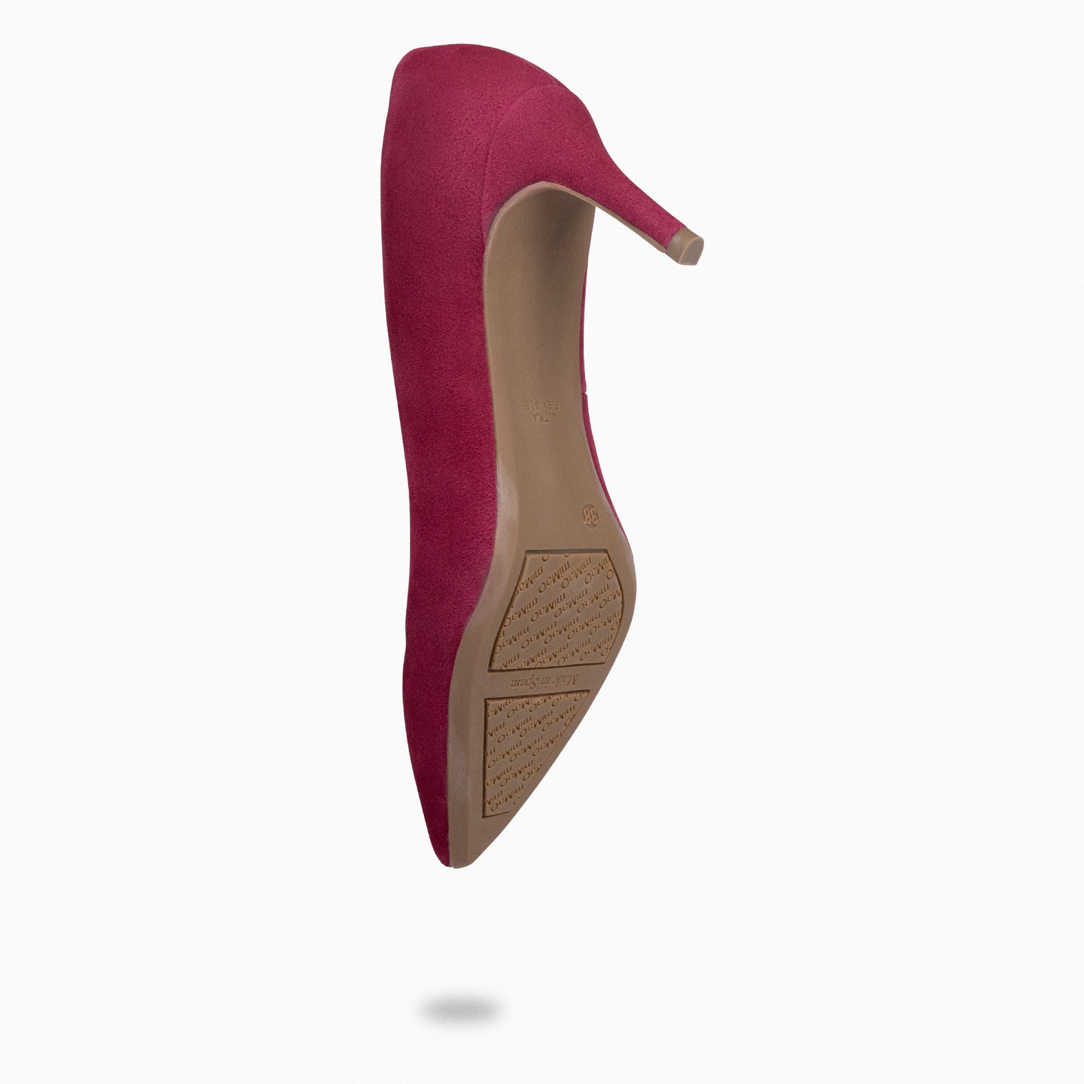 STILETTO - Zapatos de tacón de aguja en GRANATE
