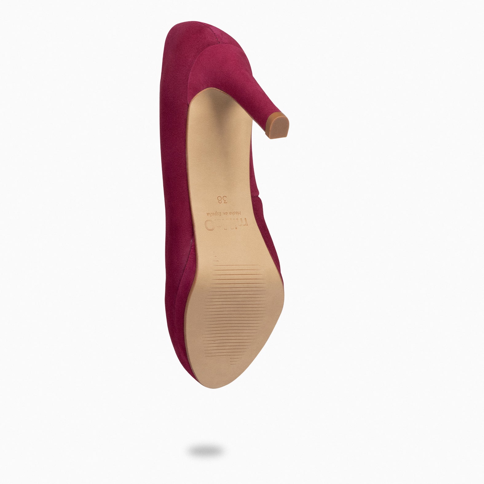 PLATAFORMA - Zapatos de tacón alto y plataforma GRANATE