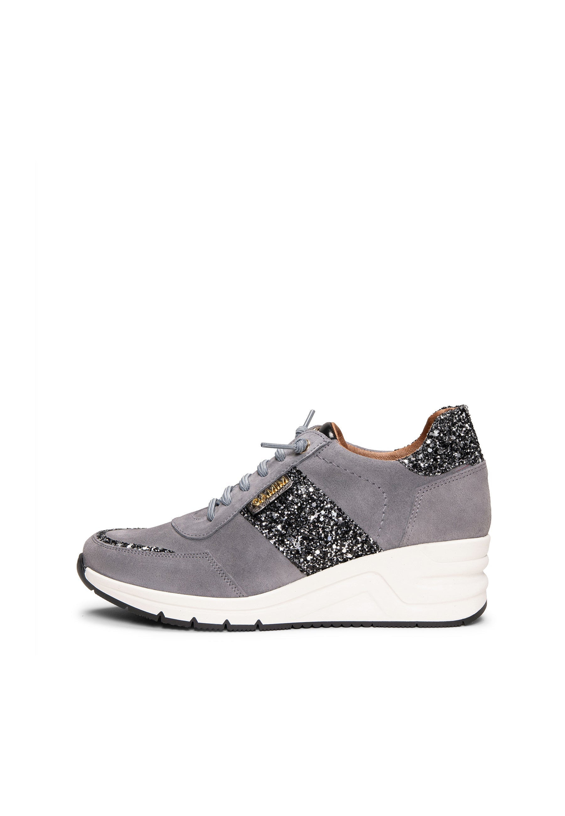 PAU - Zapatillas con cuña GRIS