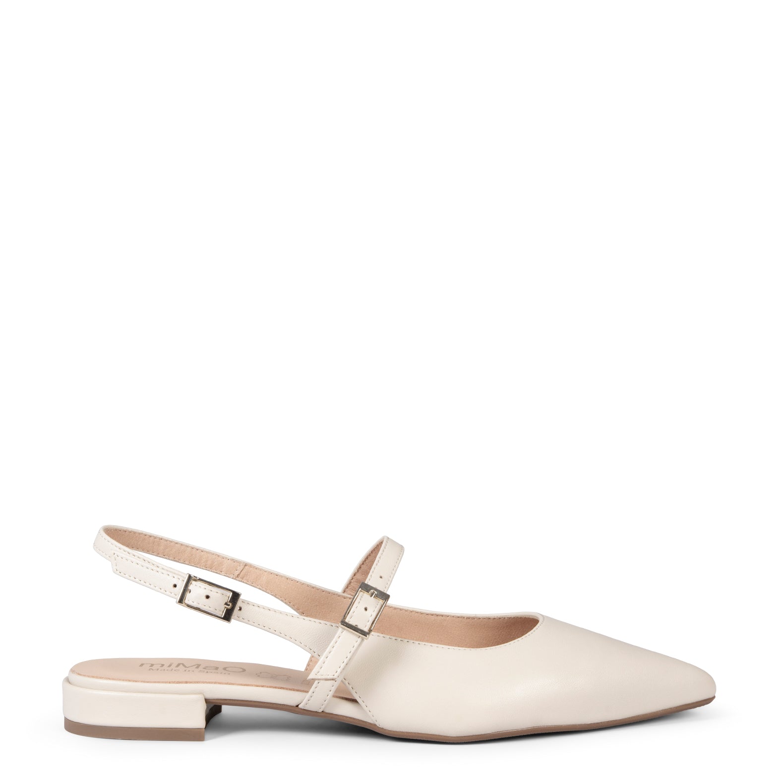 EVA - ZAPATOS ELEGANTES DESTALONADOS HUESO