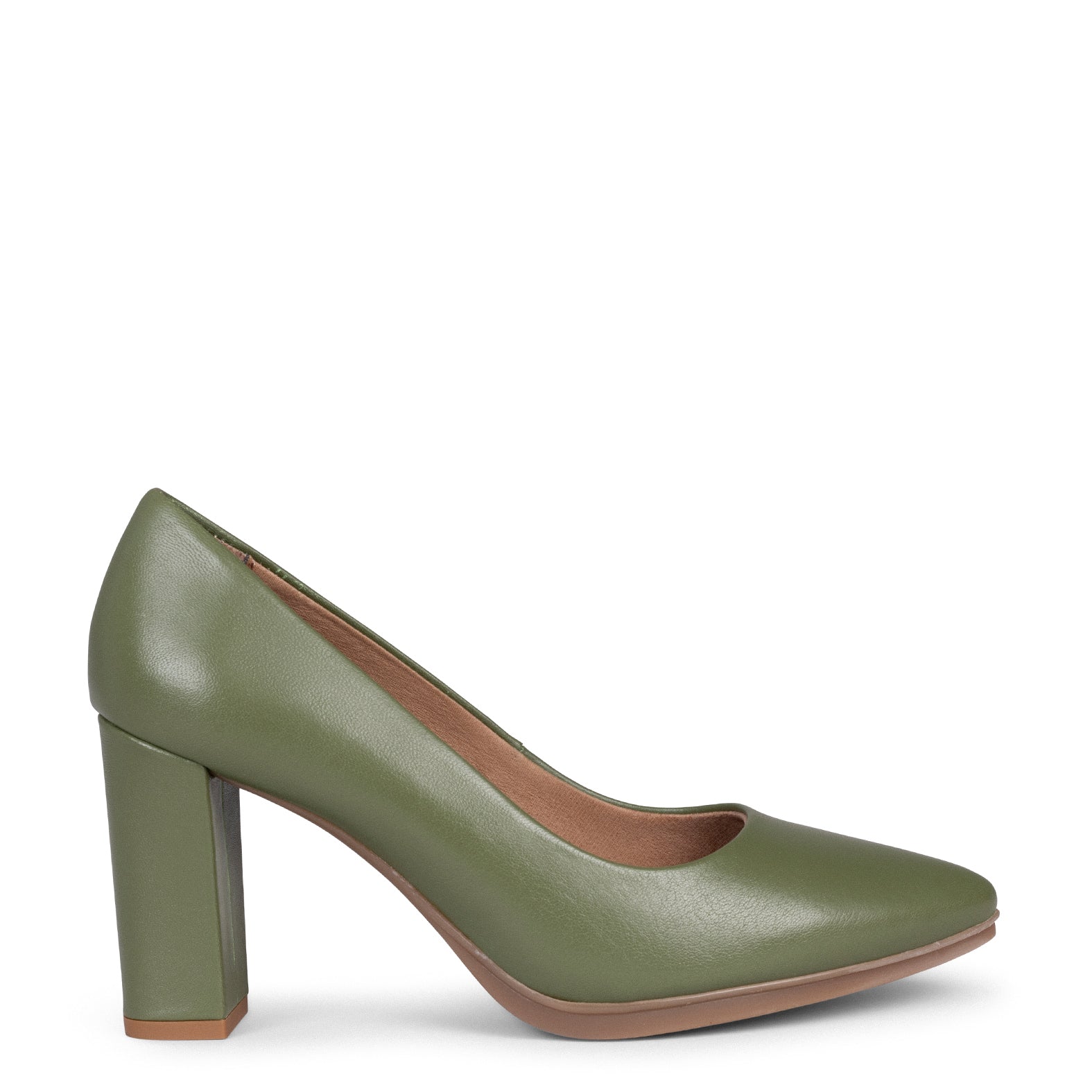 URBAN SALON – Zapatos de tacón alto de napa VERDE