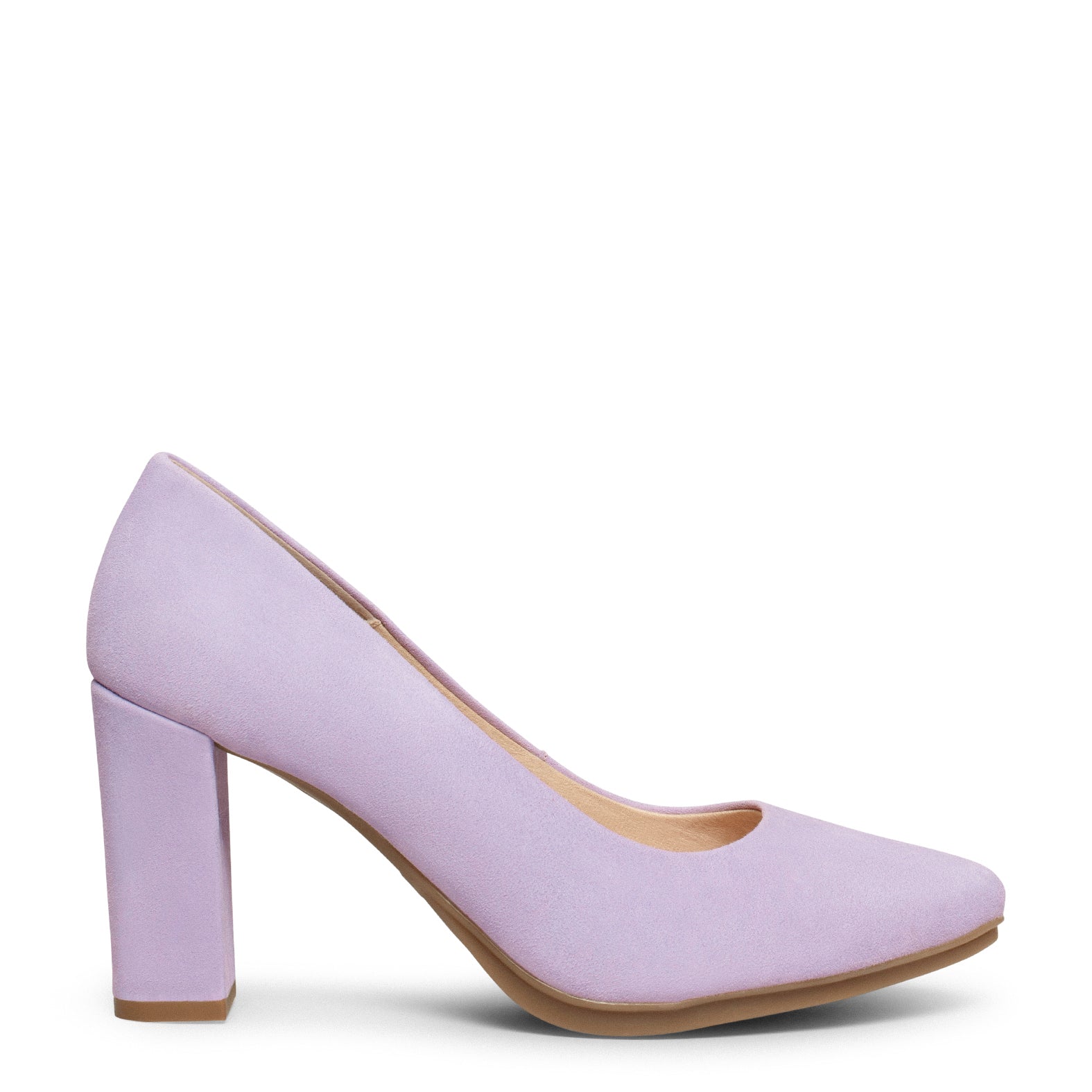 URBAN - Zapatos de tacón alto de ante LILA