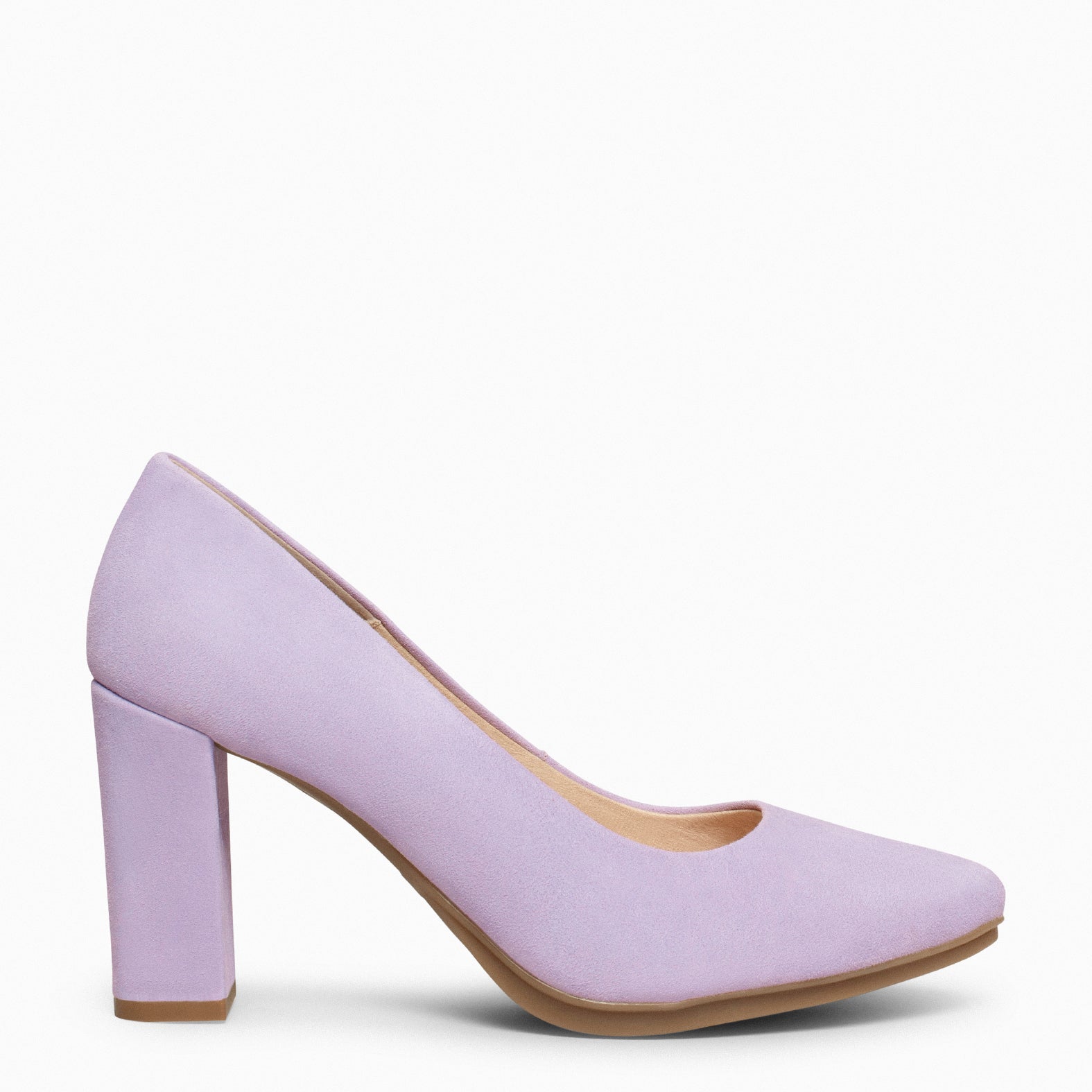 URBAN - Zapatos de tacón alto de ante LILA