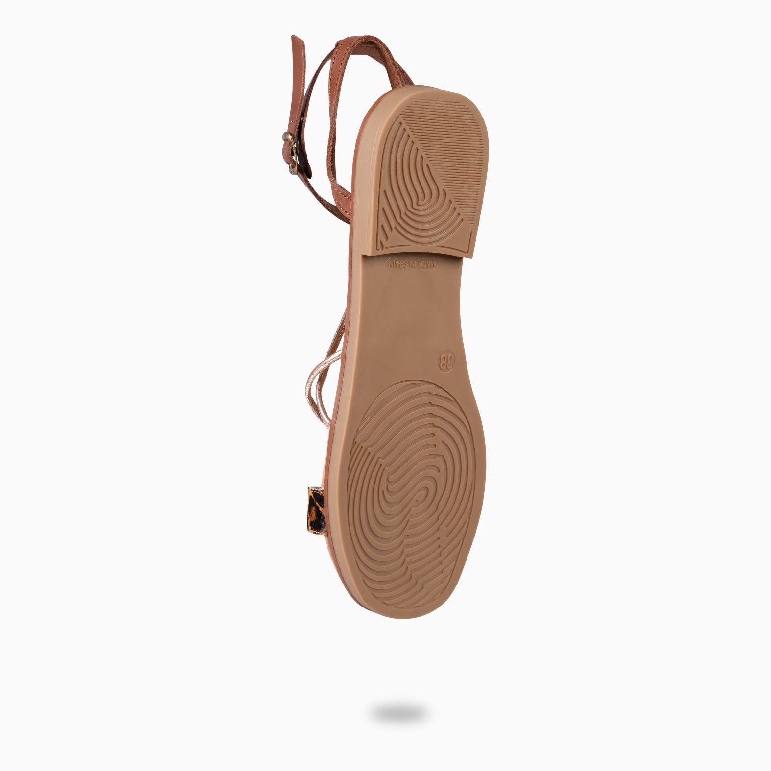 AMONET – Sandalias planas elegantes LEOPARDO