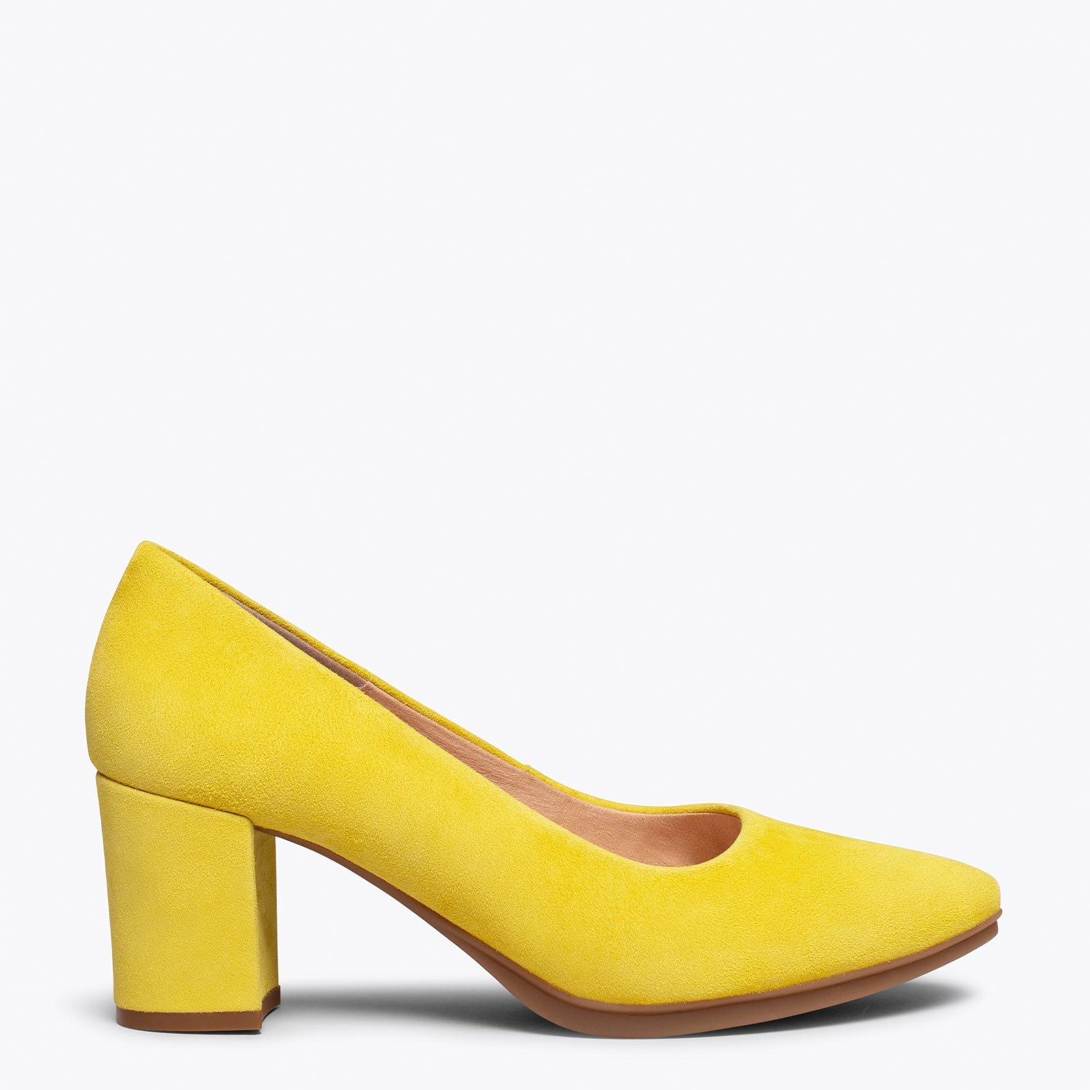 URBAN S -Zapatos de tacón medio AMARILLO
