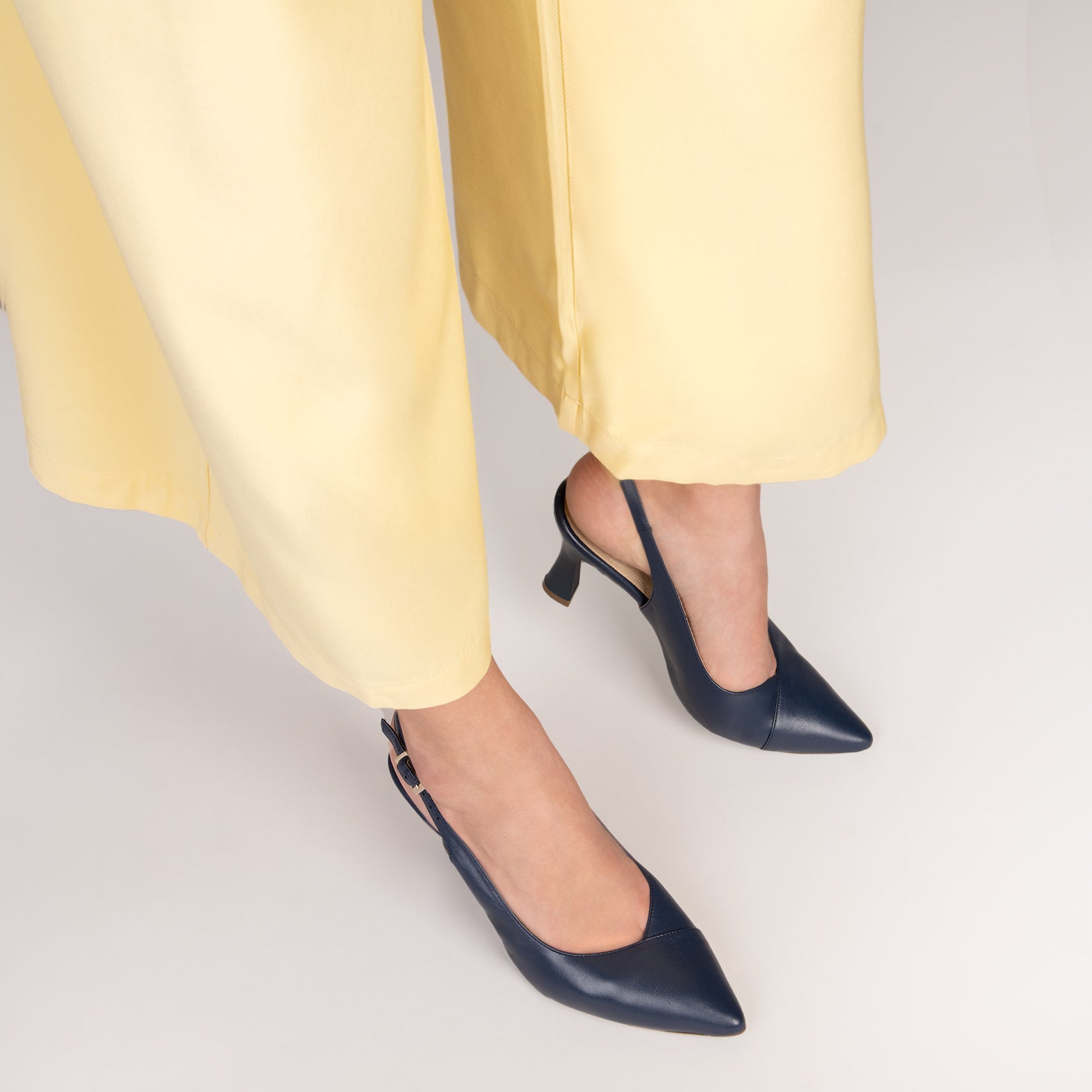 GLAM DESTALONADO - Zapatos de tacón destalonados de napa TINTA