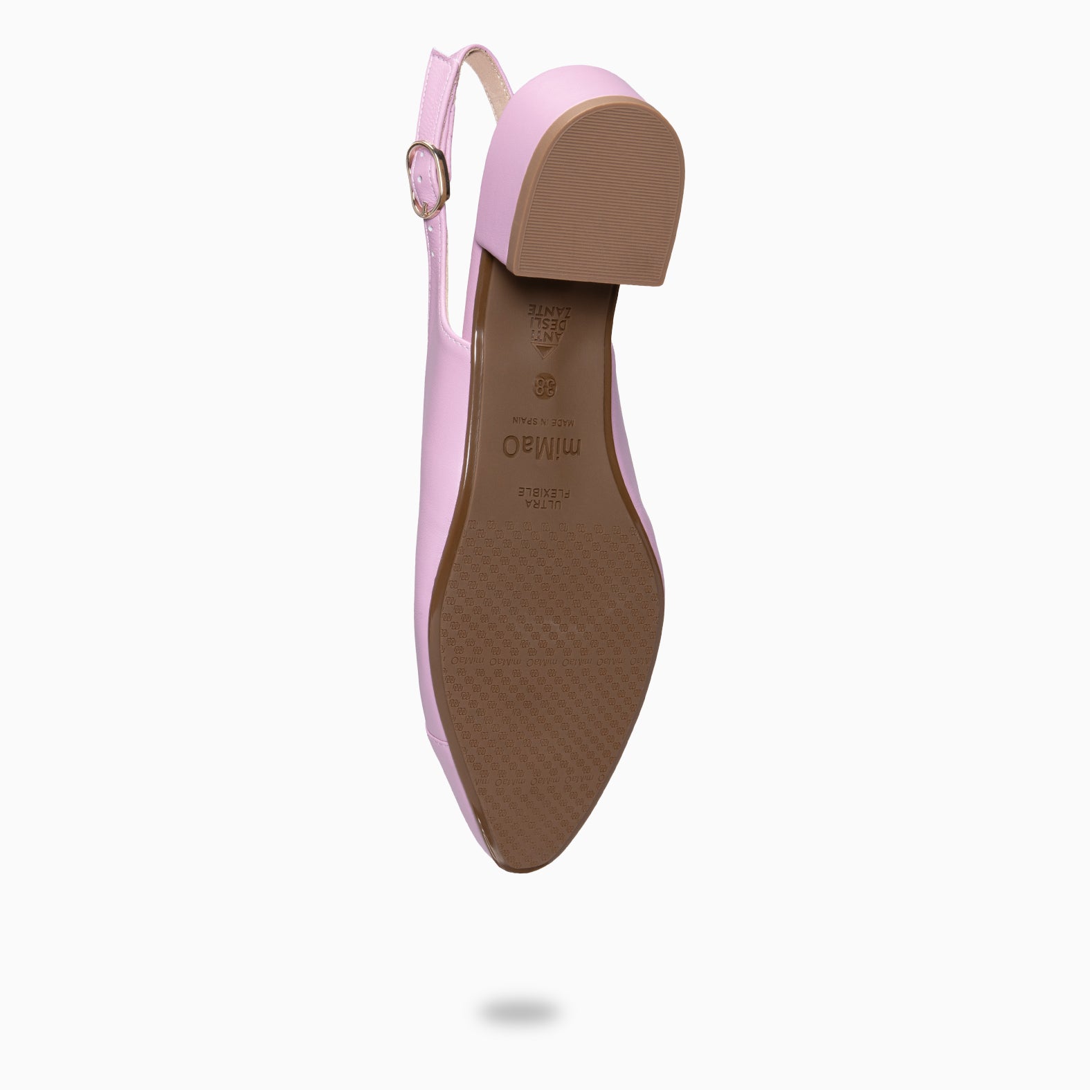 MARTINA - Zapatos Destalonados con puntera cruzada MALVA