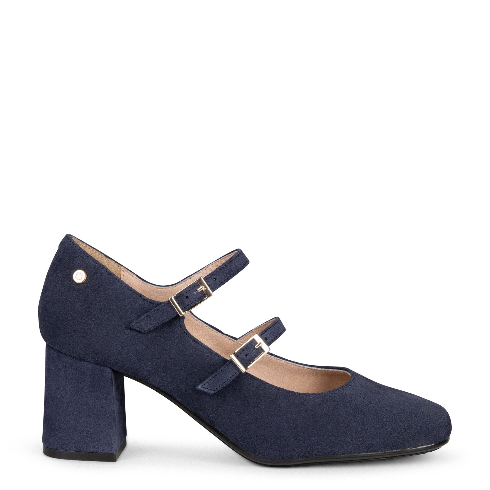 FEBRIS - Zapatos de serraje con pulsera MARINO
