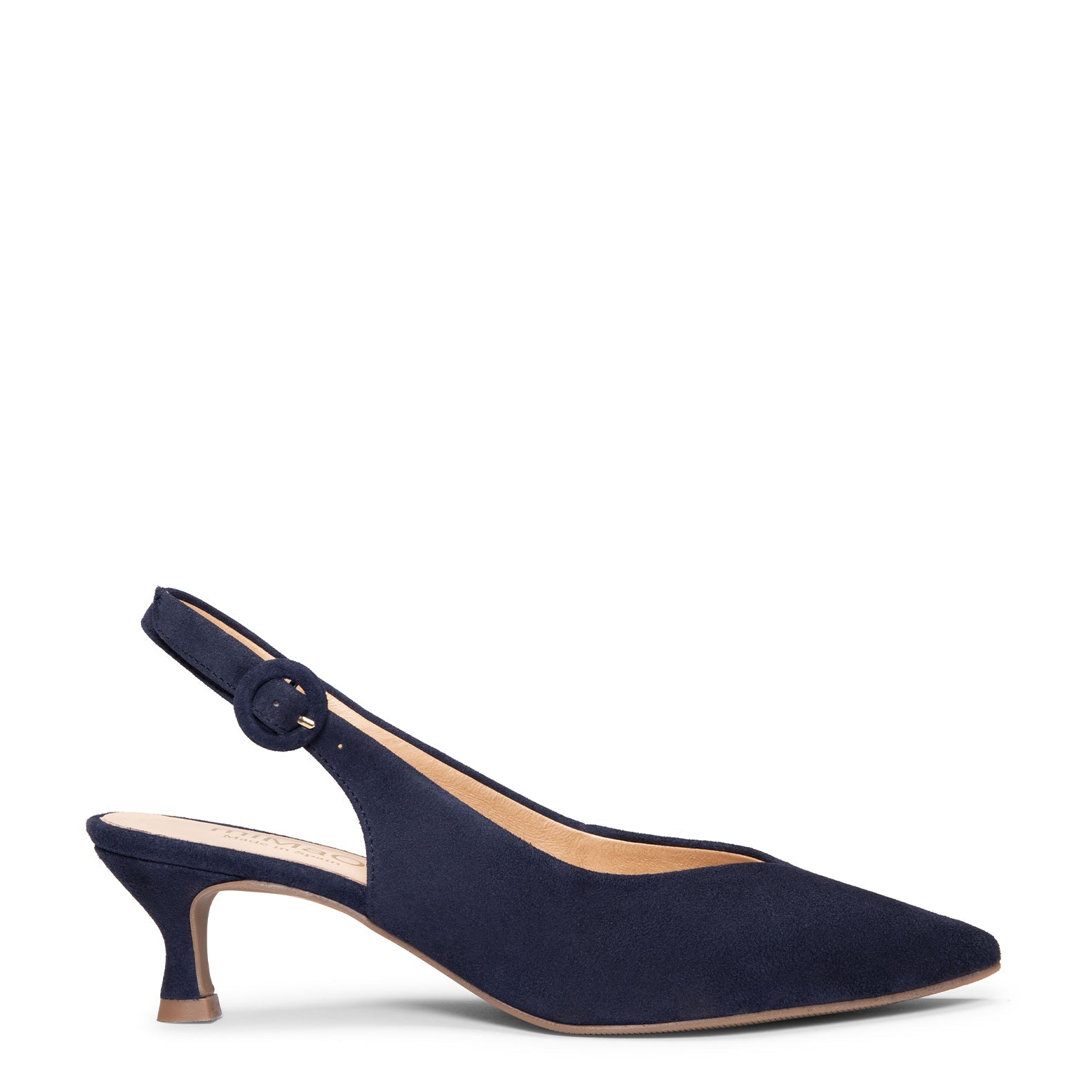 CARMEN – Zapatos de Tacón acampanado MARINO
