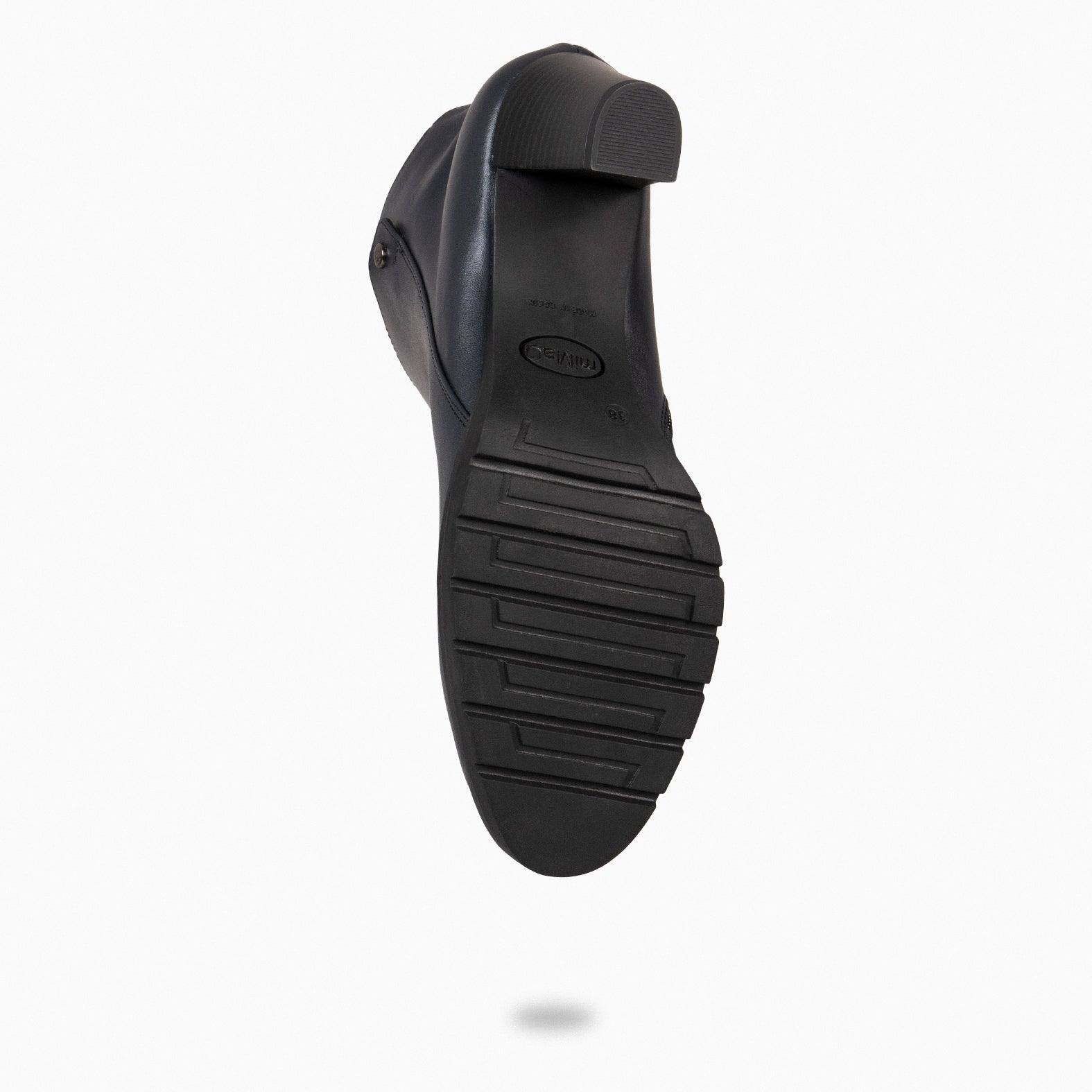 PRAGA – Botines con tacón MARINO