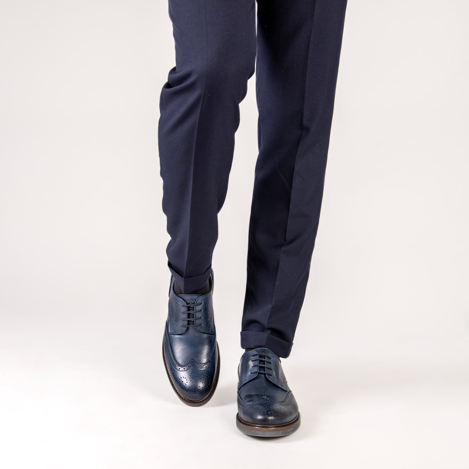 QUEVEDO – Zapatos de vestir con cordones MARINO