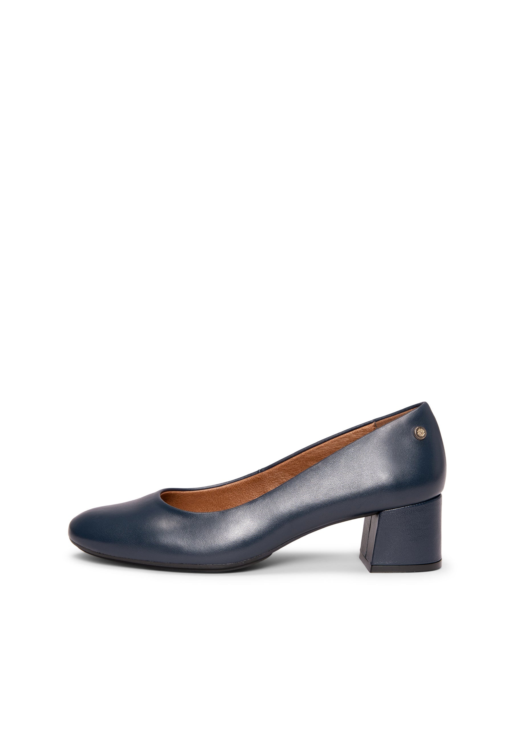 URBAN REDONDO SALÓN - Zapatos de tacón bajo de napa en MARINO