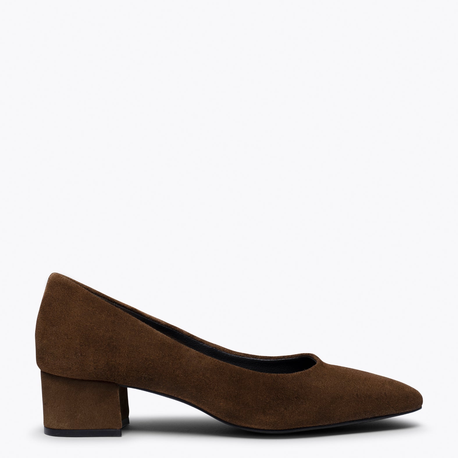 URBAN TREND - Zapato con puntera semi cuadrada MARRÓN