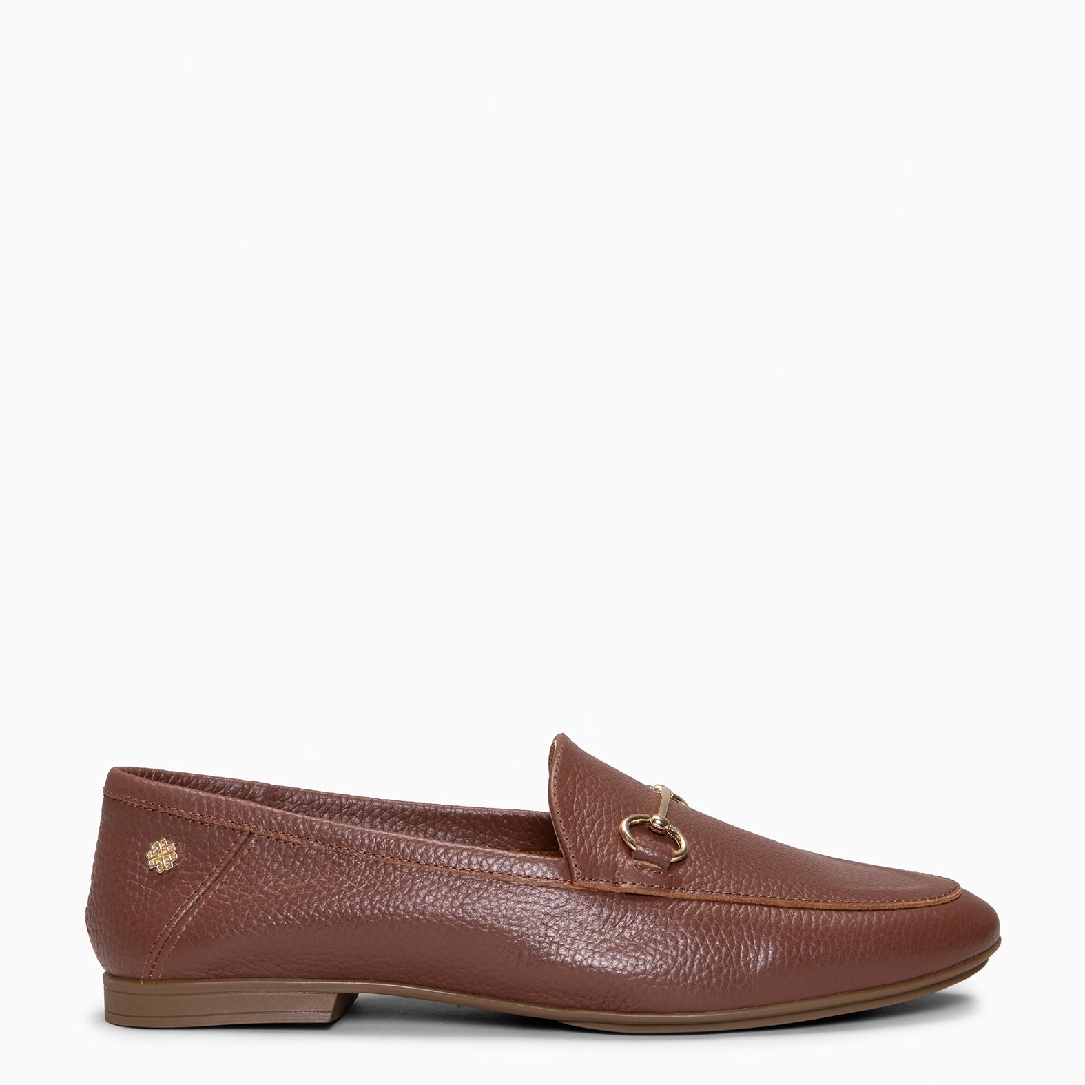 STYLE – Mocasines planos con adorno metalizado MARRÓN