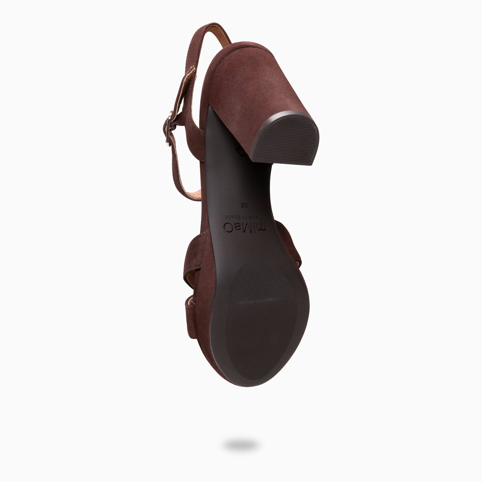 PARIS – Sandalias de fiesta con tacón alto y plataforma MARRON
