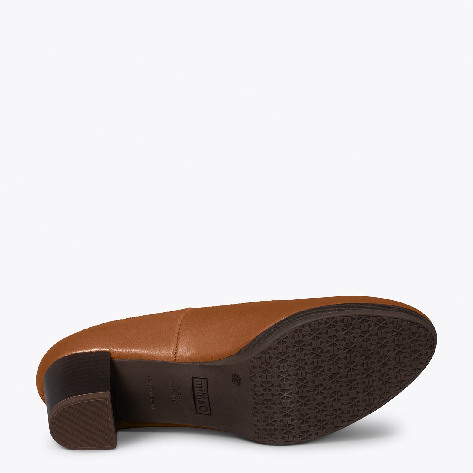 AZAFATA S - Zapatos de tacón bajo con plataforma MARRÓN
