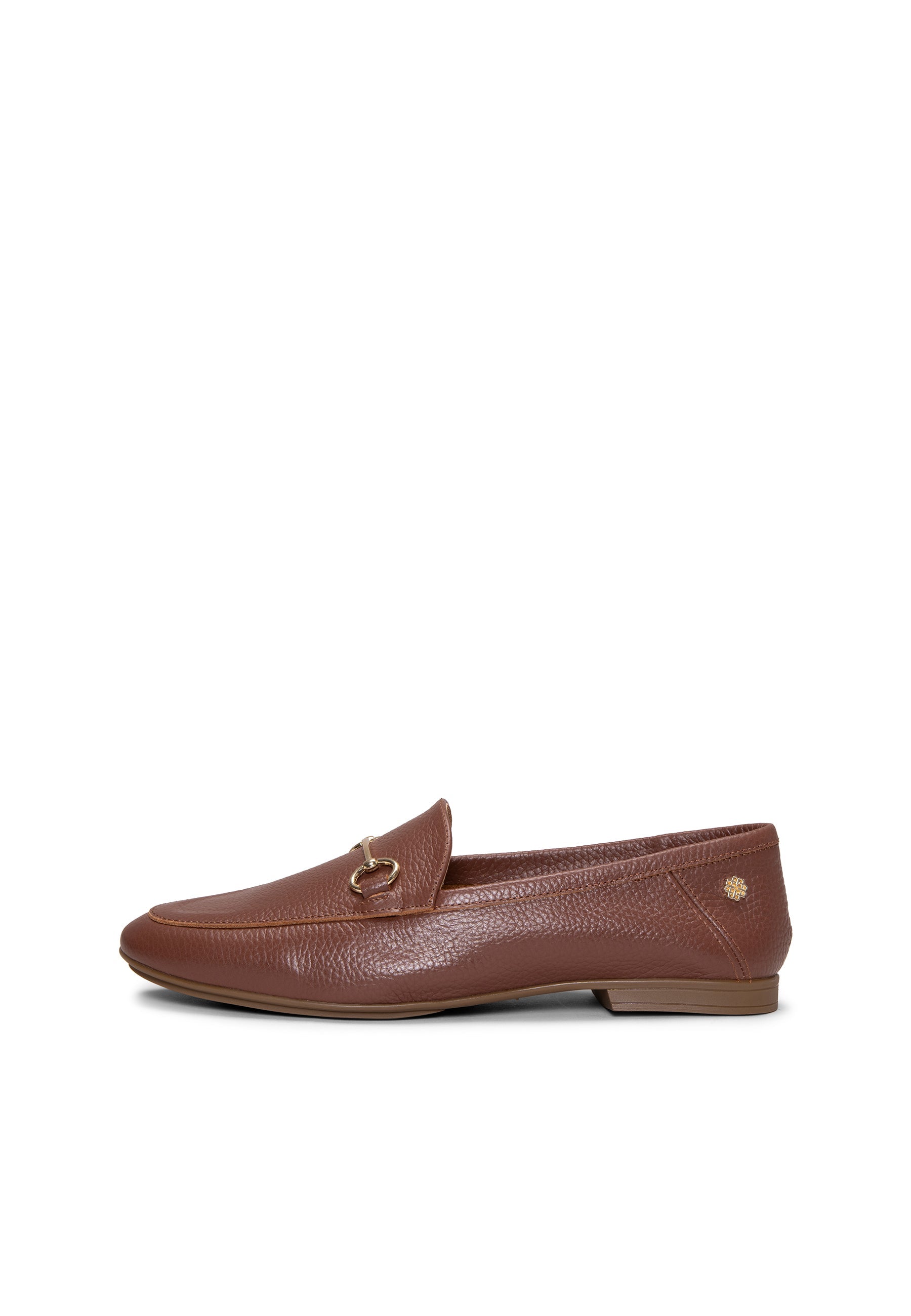 STYLE – Mocasines planos con adorno metalizado MARRÓN
