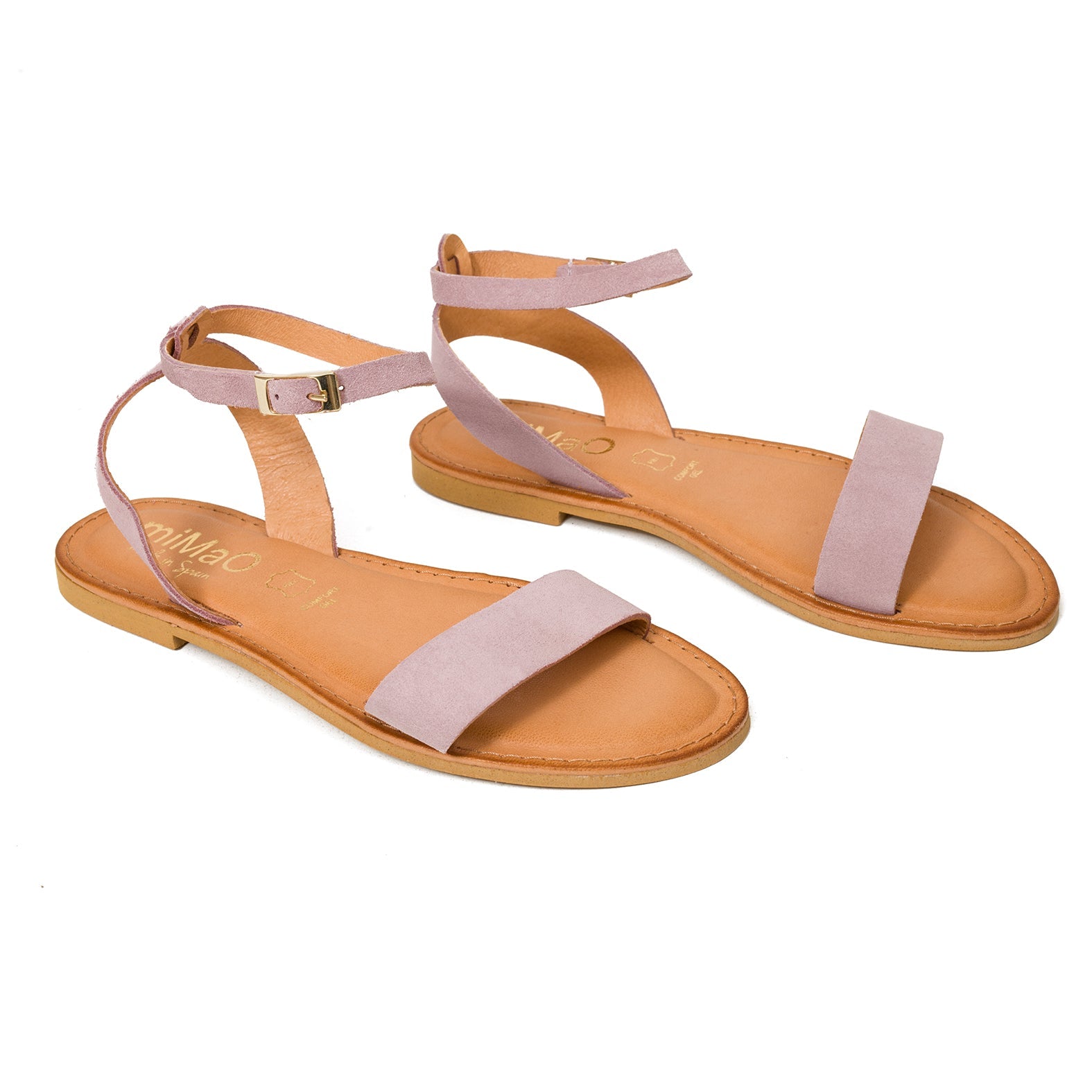 PULSERA - Sandalias planas con pulsera ROSA