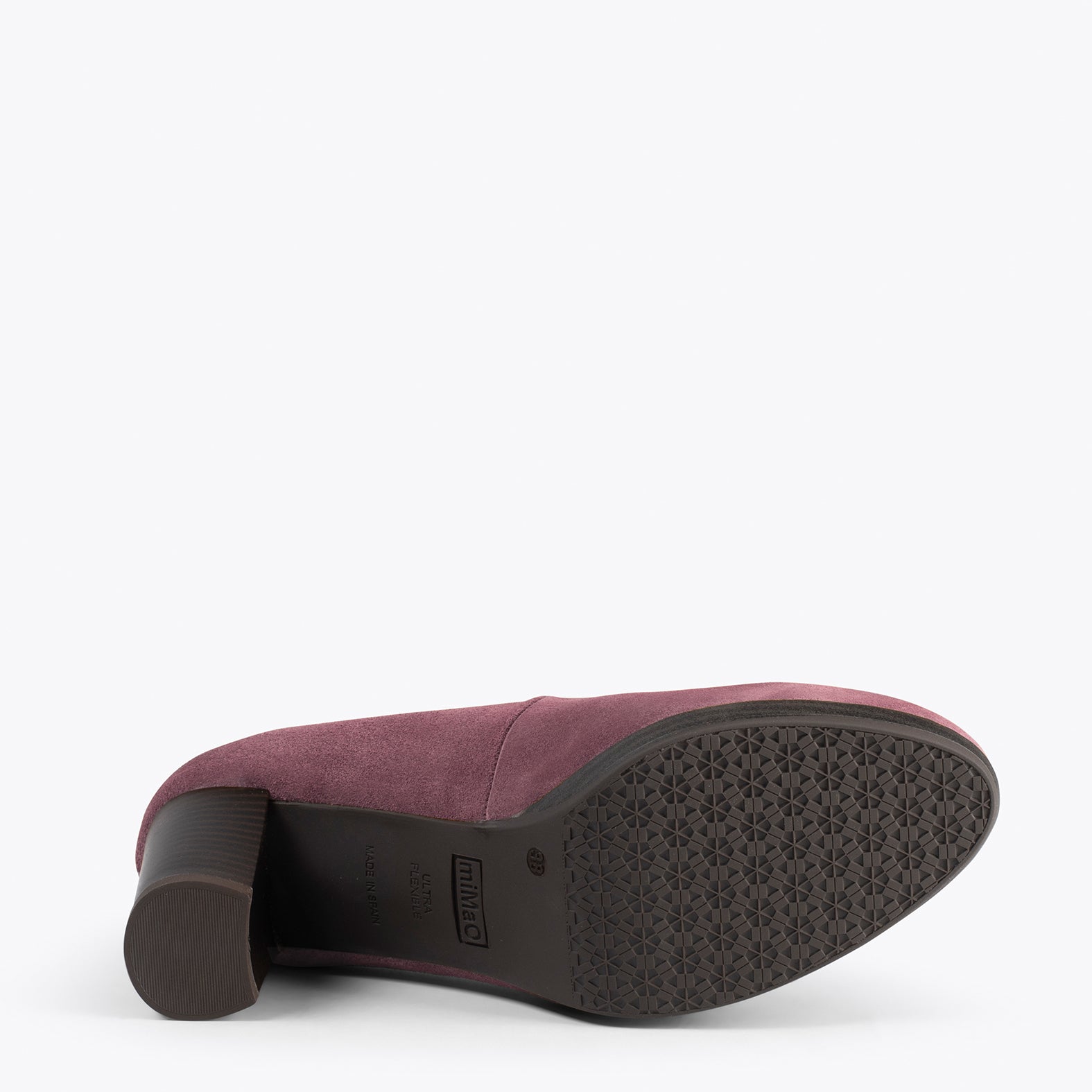 AZAFATA VINTAGE - Zapatos con tacón y plataforma CIRUELA