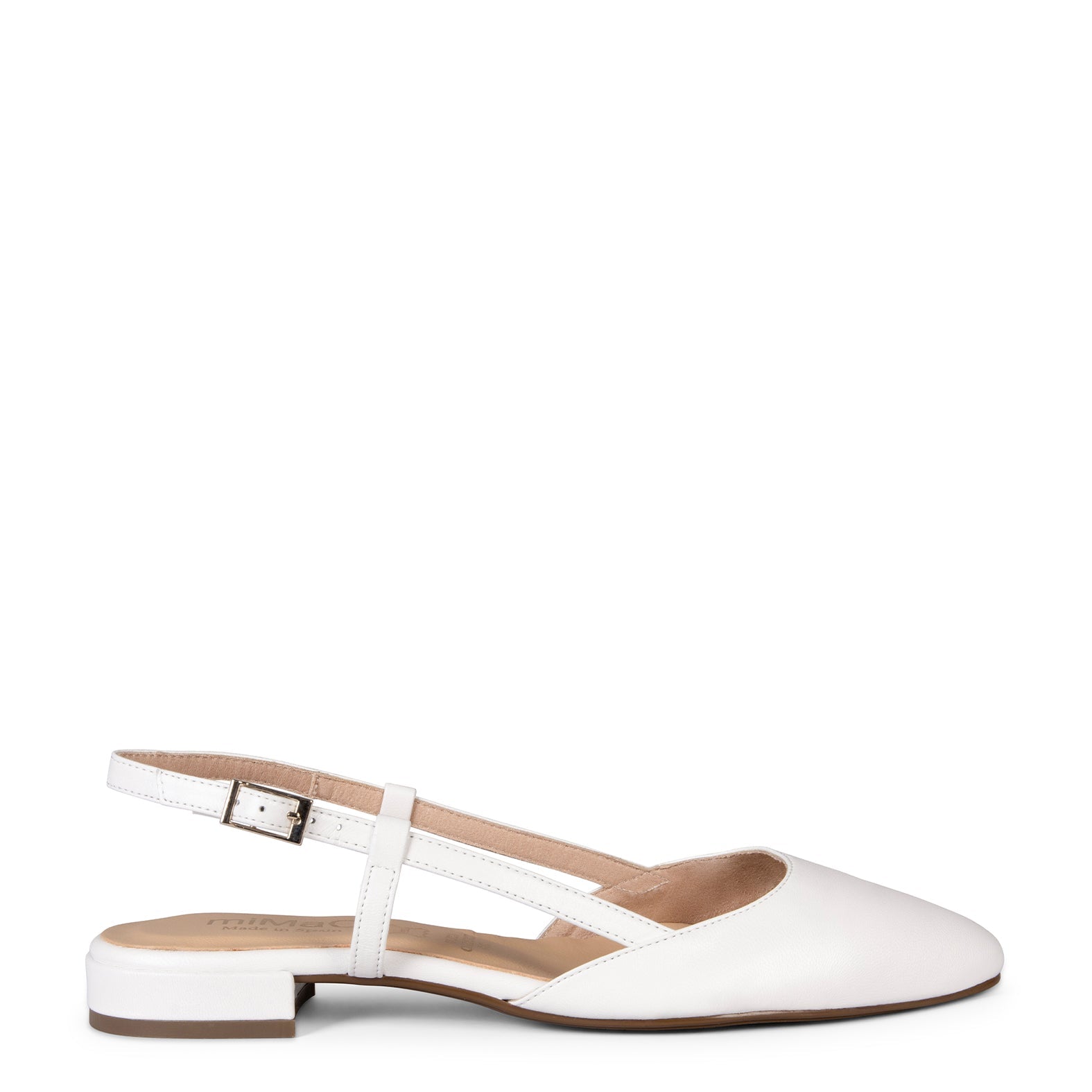 BRUNCH – Zapatos Planos Destalonados NACAR