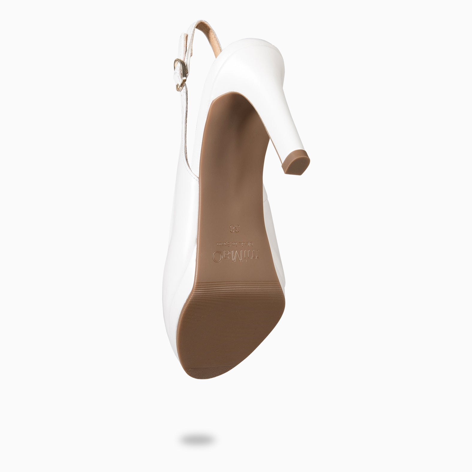 ELSA - Zapatos de tacón alto destalonados NACAR