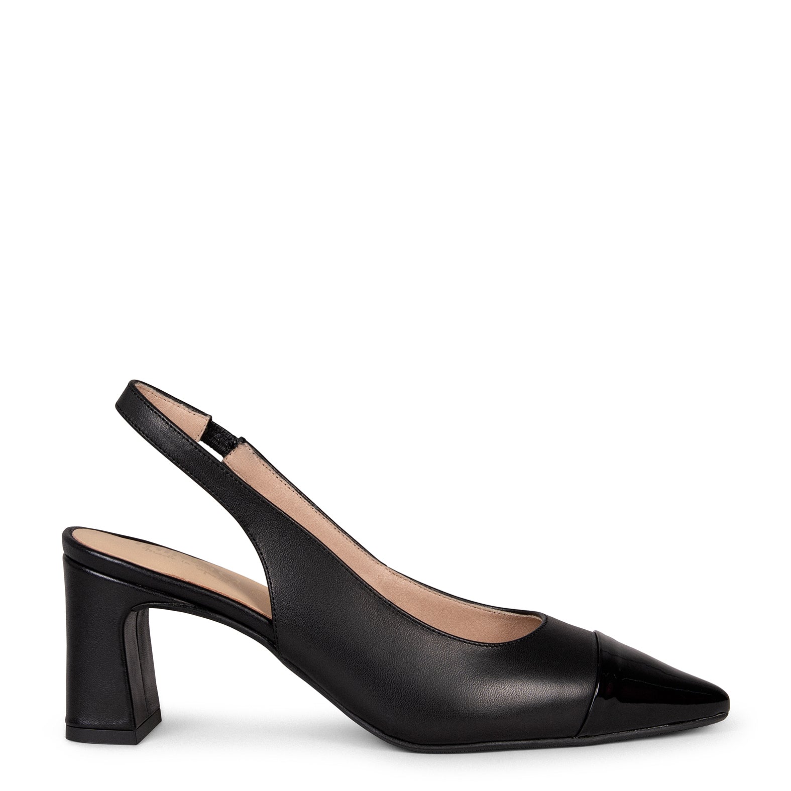DIANA - Zapato con puntera afilada NEGRO