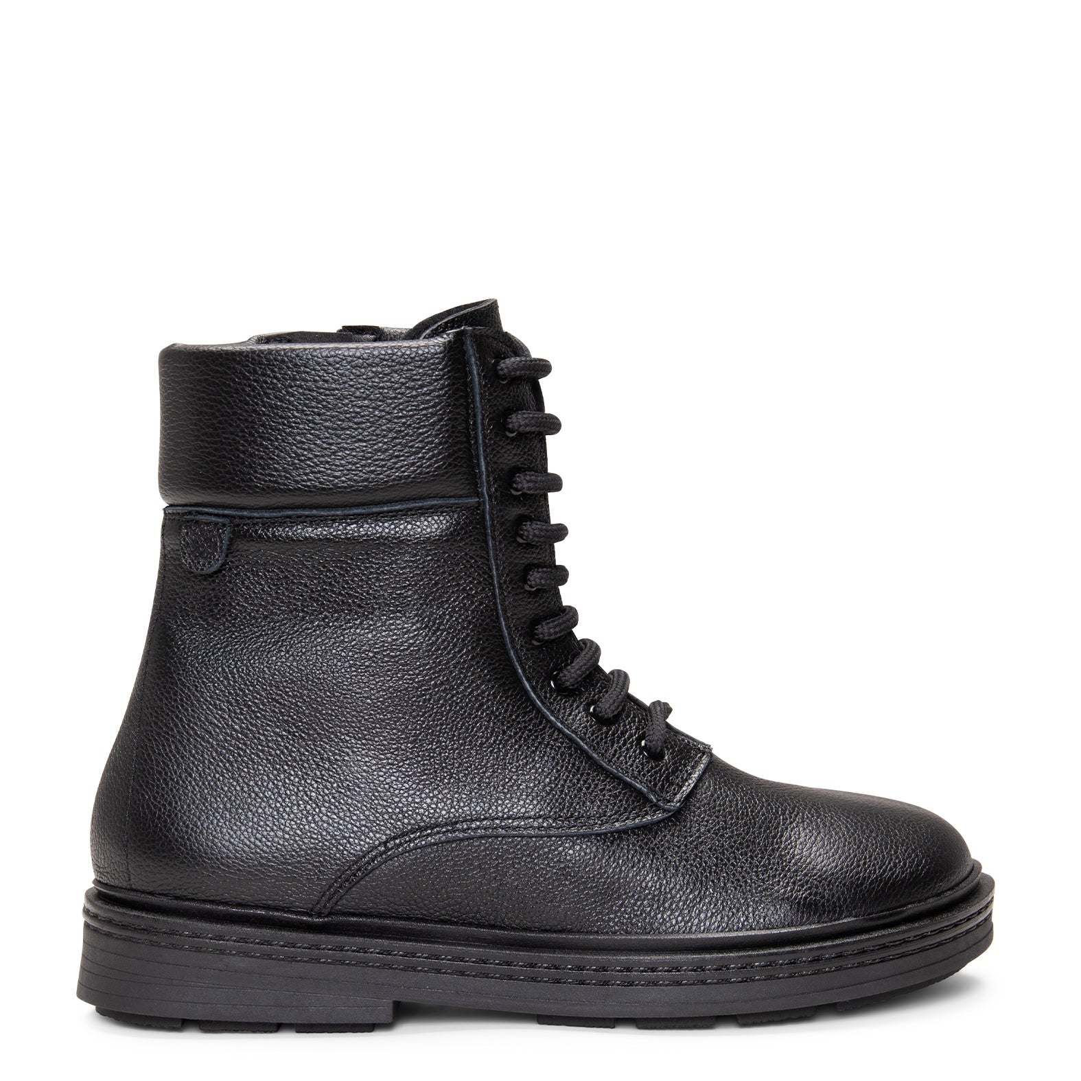 ALFA - Botines con cordones NEGRO
