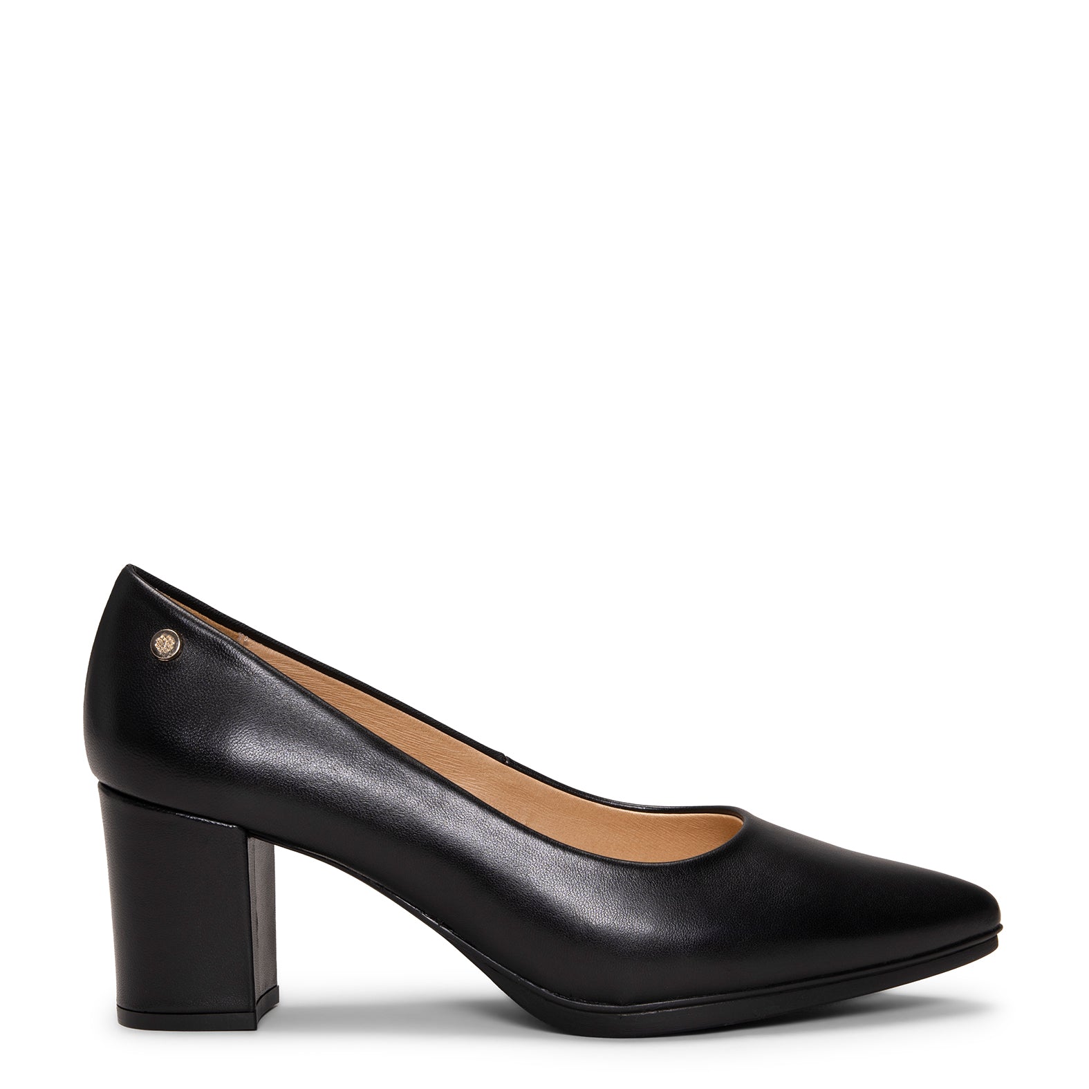URBAN S SALÓN - Zapatos de tacón medio de napa NEGRO