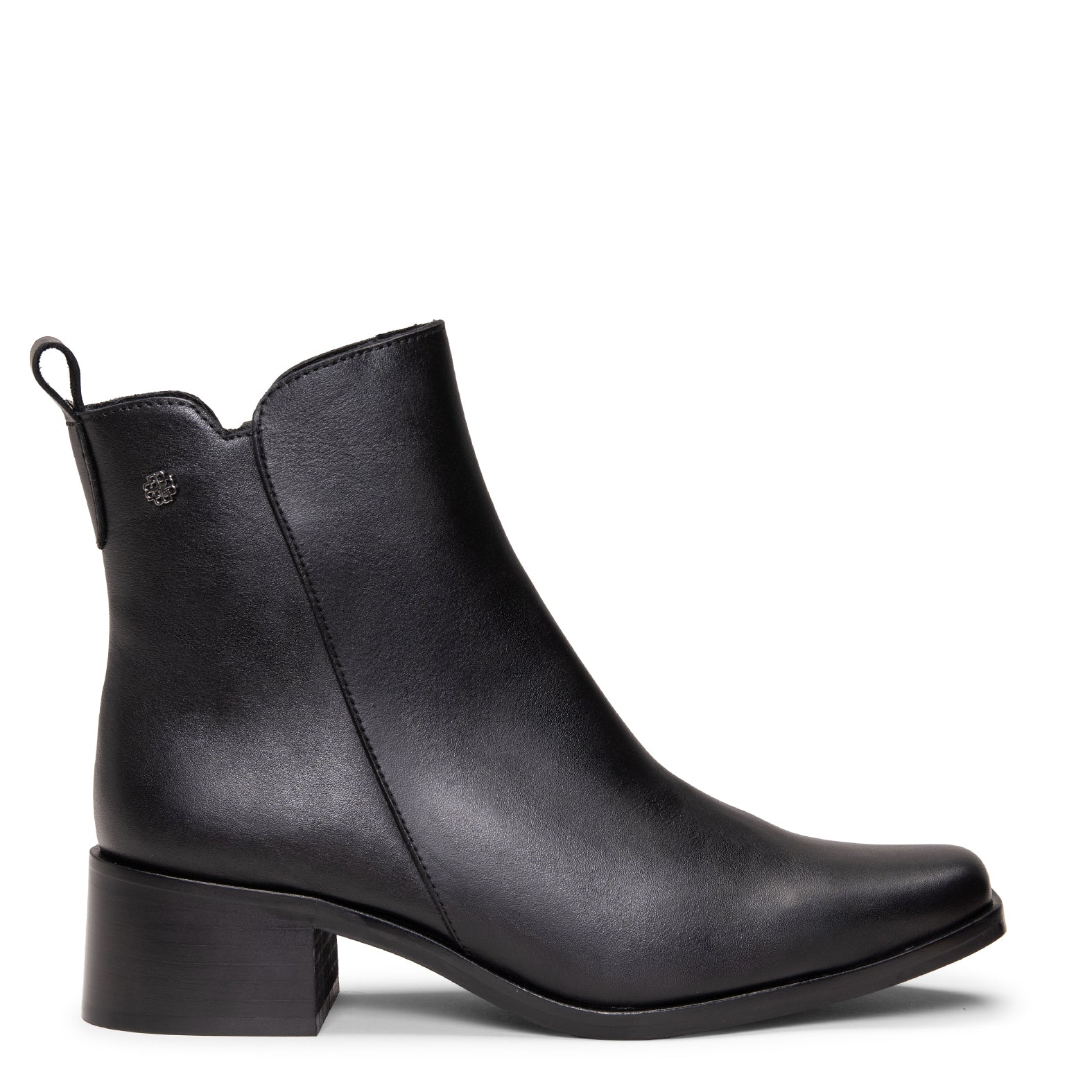 BERLIN - Botines bajos de mujer de piel NEGRO