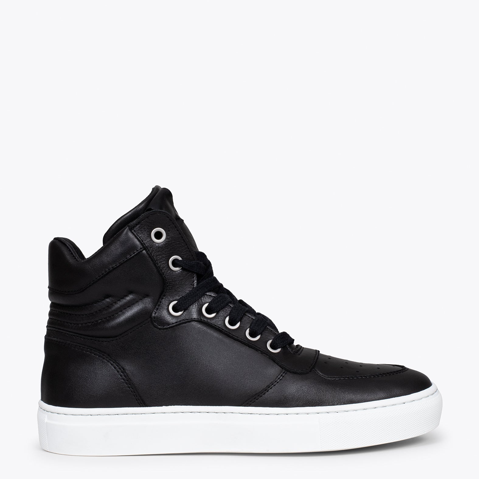 BASKET - Zapatillas altas de mujer NEGRO