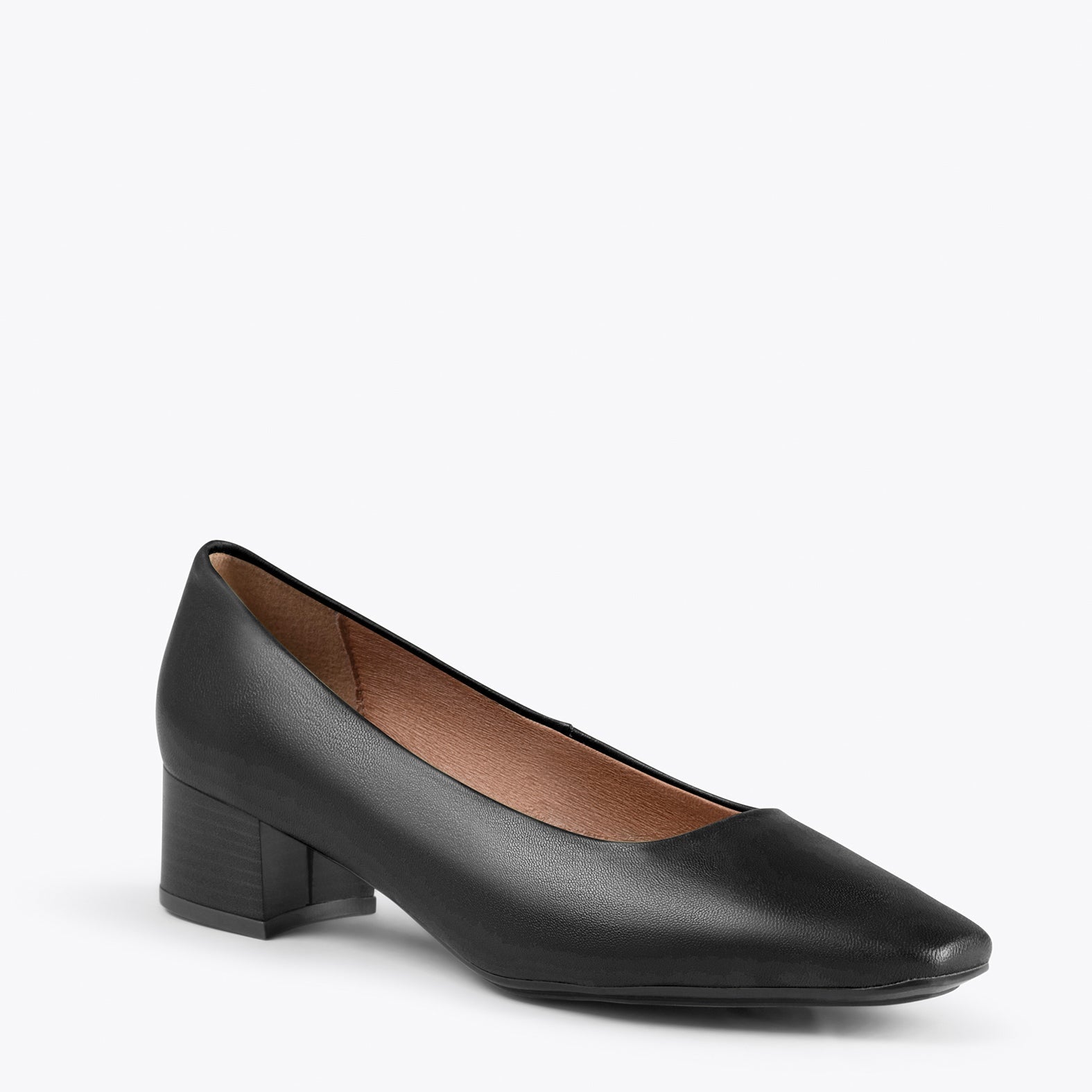 URBAN LADY - Zapatos de tacón bajo de napa NEGRO